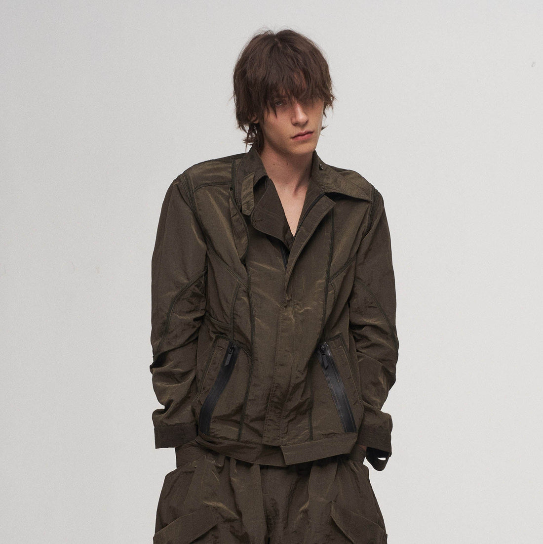 ILNya Nieternite Nifutur Utility Seam-Paneled Reversible Jacket-Jacket-S(0)-Free Shipping Leatheretro