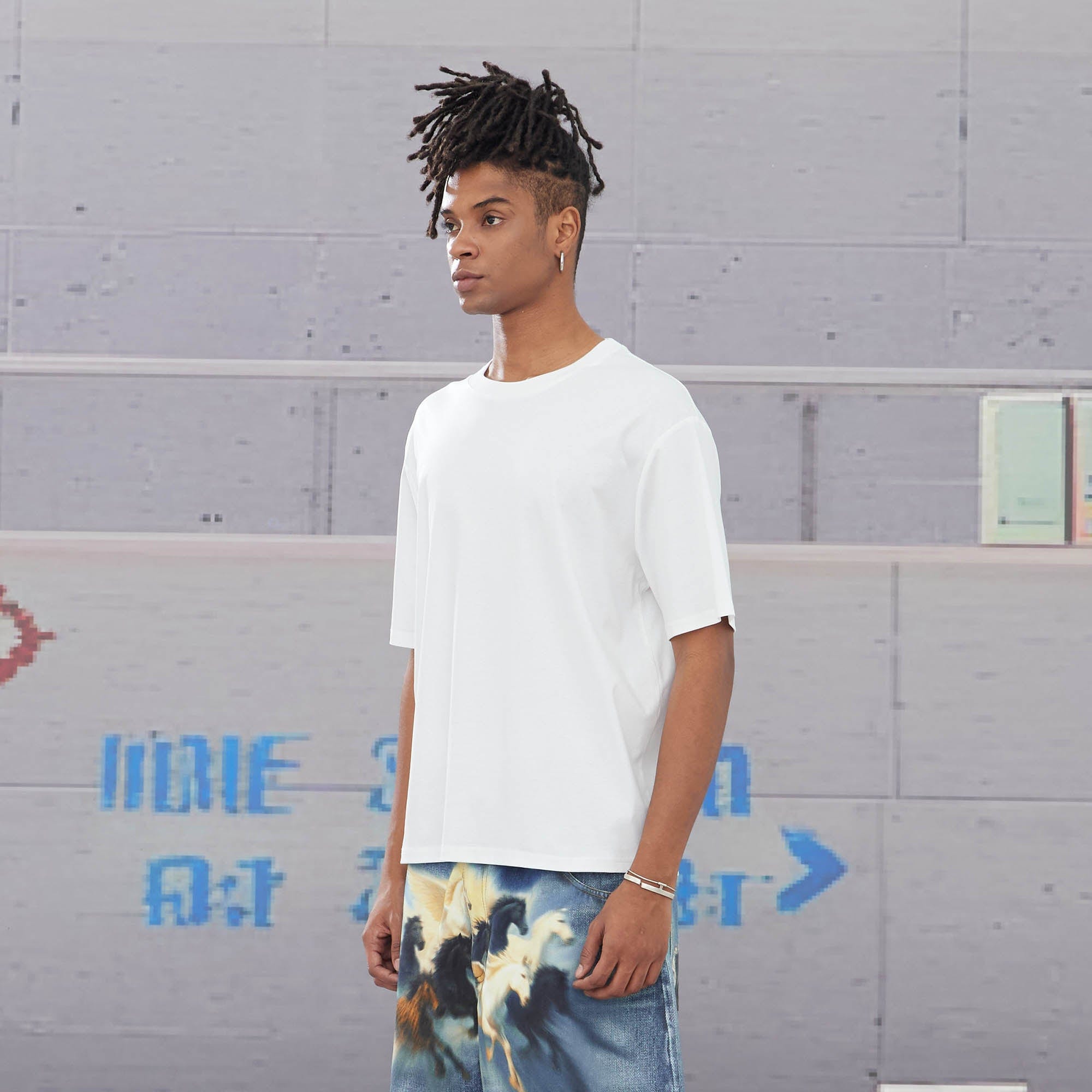 DND4DES Essential Mulberry Silk T-Shirt-T Shirt-S-White-Free Shipping Leatheretro