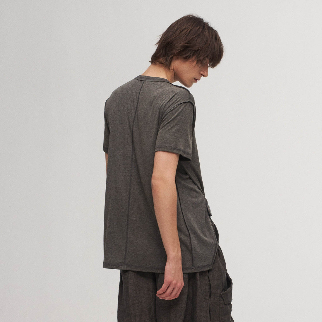 ILNya Nieternite Nifutur Asymmetrical Layered Spliced T-Shirt-T Shirt-S(0)-Free Shipping Leatheretro