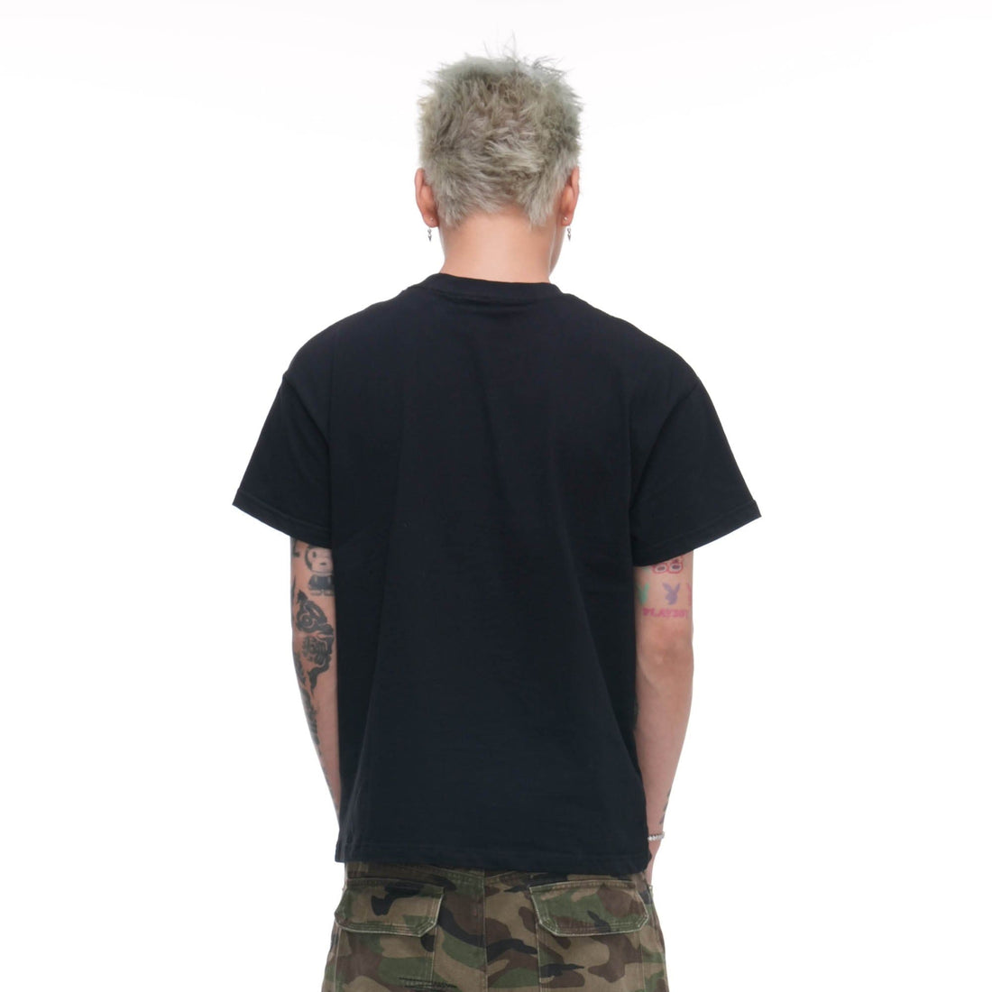 PHANTOMHUNTER Cartoon Eyeball Graphic Embroidered T-Shirt-T Shirt-M-Free Shipping Leatheretro