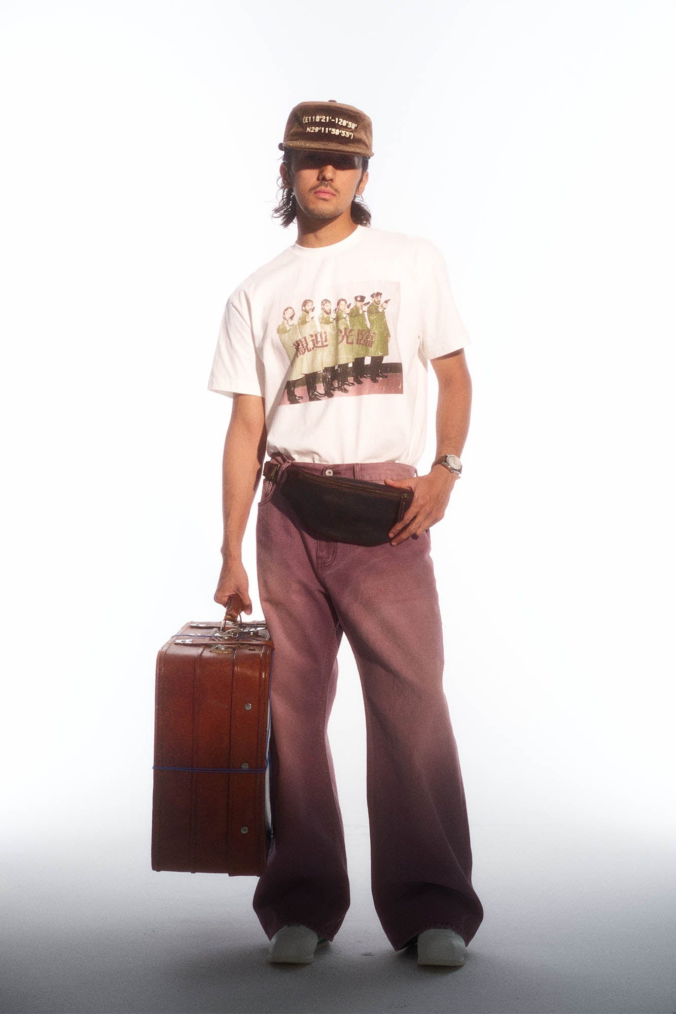 TRECLUB Retro Washed Jeans Violet-Jeans-S-Free Shipping Leatheretro