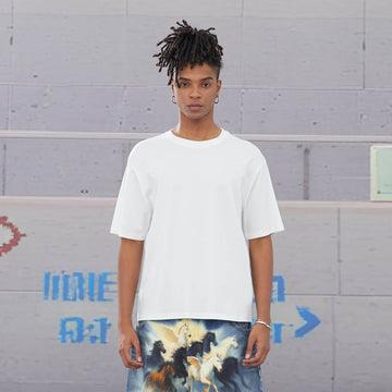 DND4DES Essential Mulberry Silk T-Shirt-T Shirt-S-White-Free Shipping Leatheretro