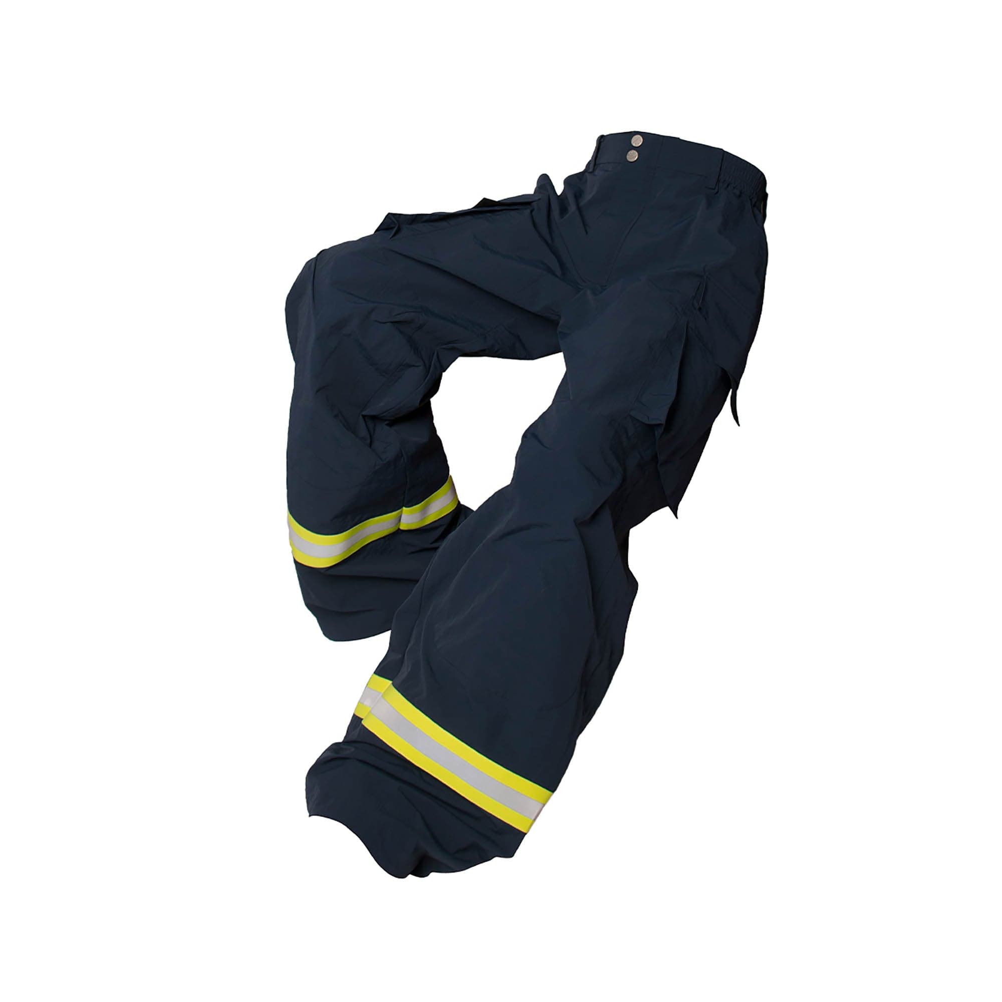 RELABEL Reflective Wide-Leg Firefighter Cargo-Pants-S-Free Shipping Leatheretro