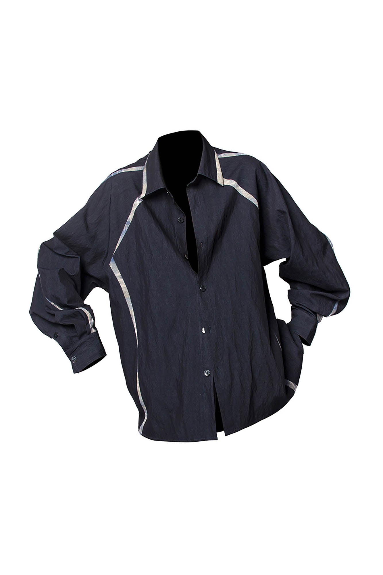 RELABEL Curved Panel Shirt-Shirt-XS-Free Shipping Leatheretro