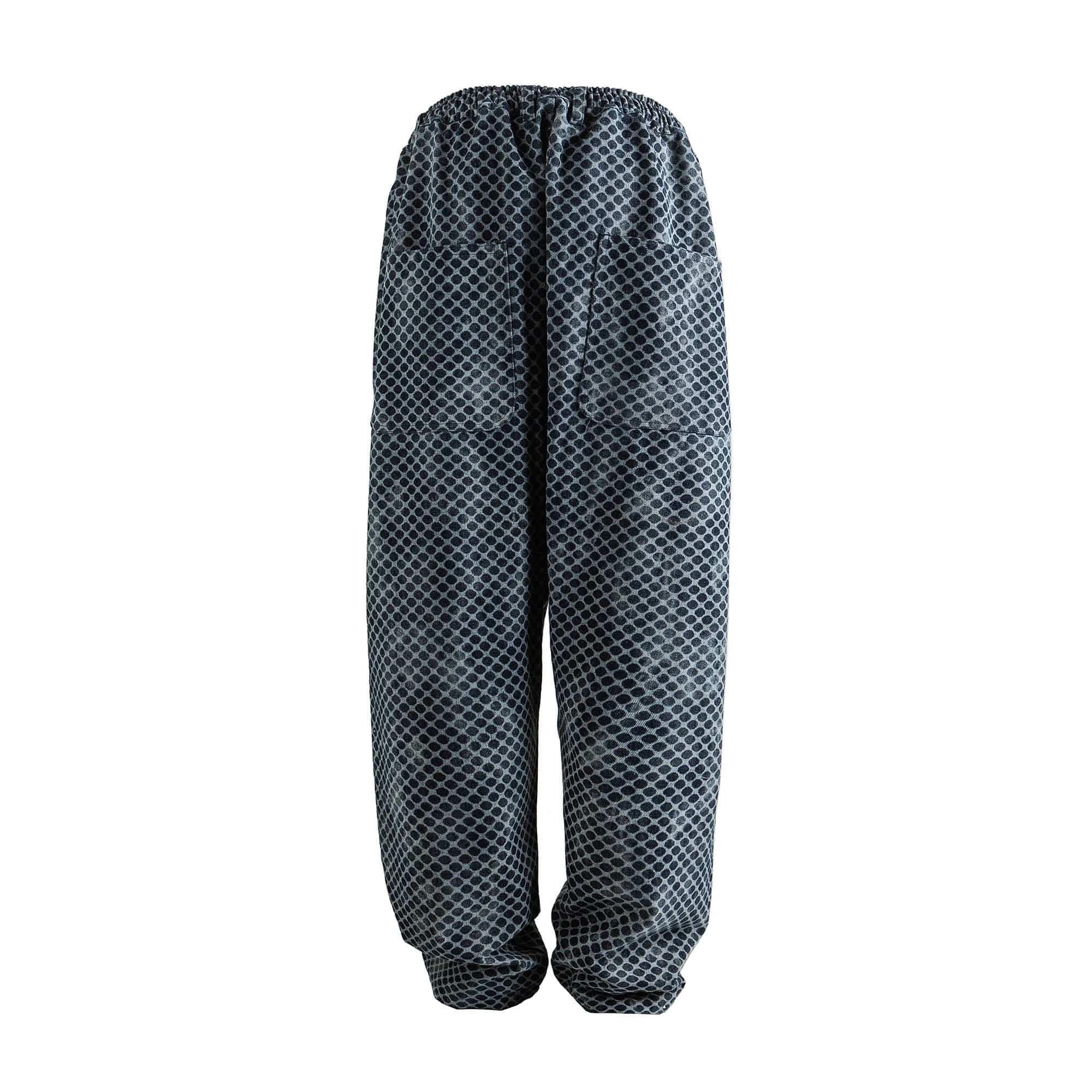 ME DA IGUAL Washed Dot Full-Print Harem Pants-Pants-M-Free Shipping Leatheretro