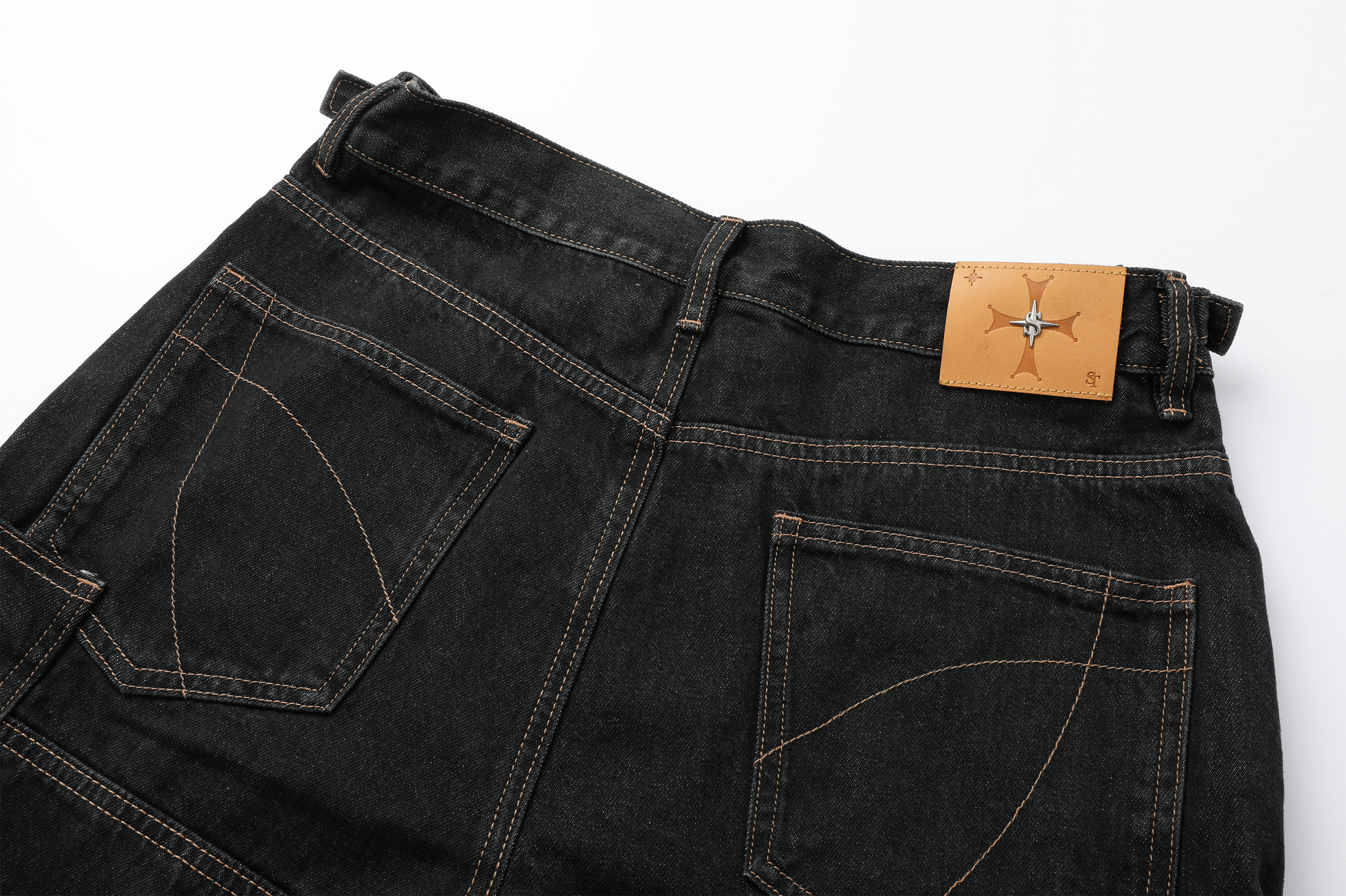 STEEPC Multi-Pocket Raw Denim Shorts-Shorts-S-Free Shipping Leatheretro