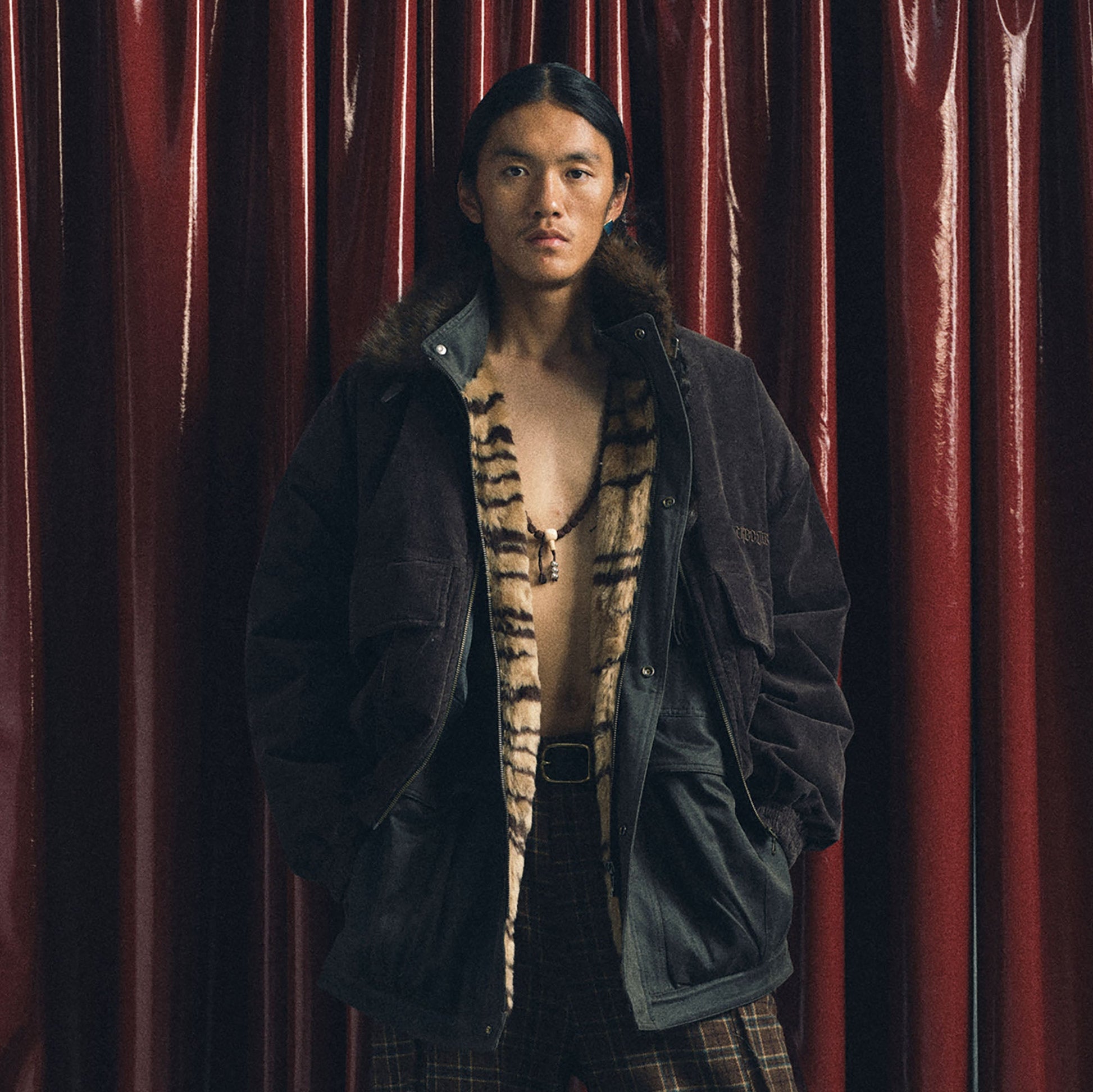 TRECLUB Faux Fur Collar Corduroy Jacket-Jacket-S (Preorder)-Free Shipping Leatheretro