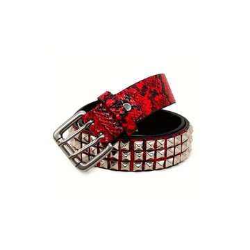 CYCYCY Punk Snakeskin Studded Belt-Belt-One Size-Free Shipping Leatheretro