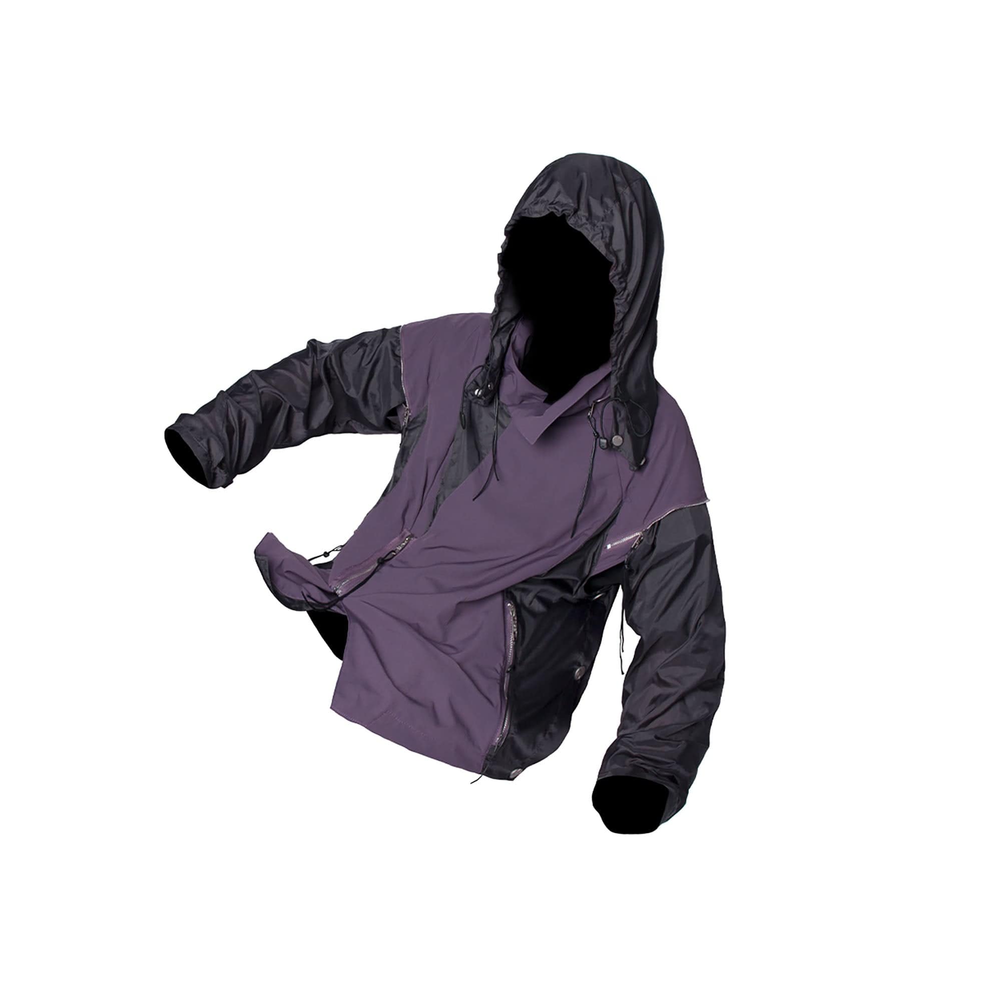 RELABEL Detachable Sleeve Asymmetric UV Protection Jacket-Jacket-XS-S-Free Shipping Leatheretro