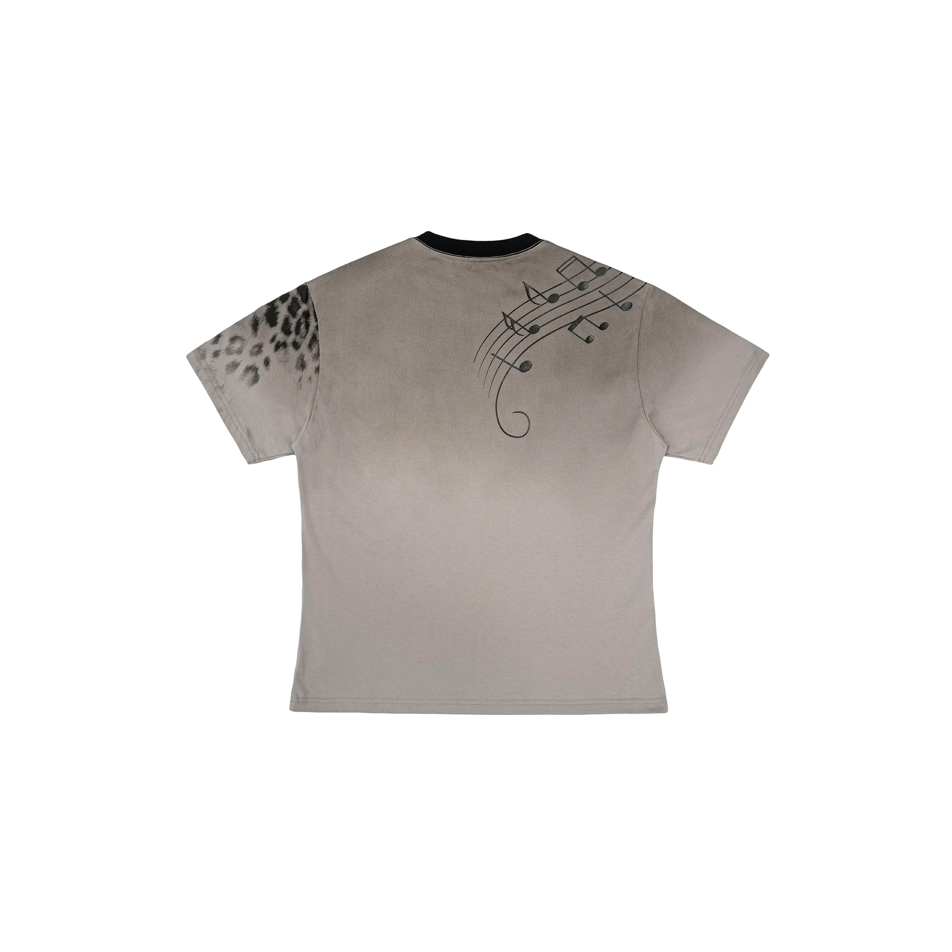 ESAIAS Washed Leopard Graphic T-Shirt-T Shirt-S-Free Shipping Leatheretro