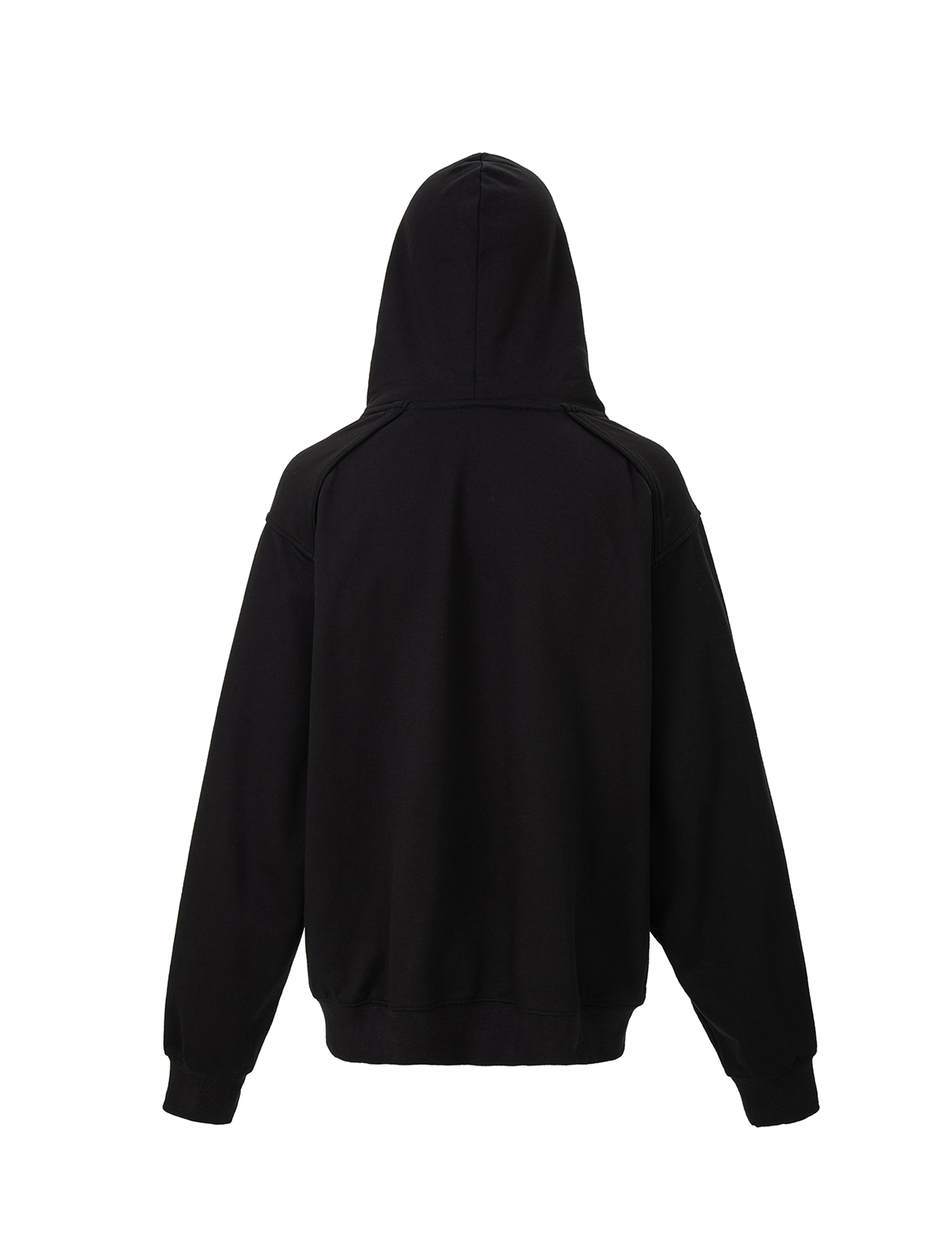 F2CE Essential Metal Badge Snap Hoodie-Hoodie-S-Black-Free Shipping Leatheretro