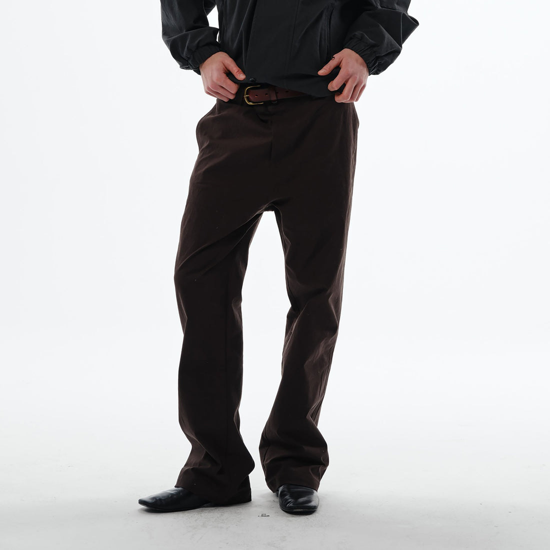 TRECLUB Retro Straight-Leg Trousers-Pants-S-Free Shipping Leatheretro