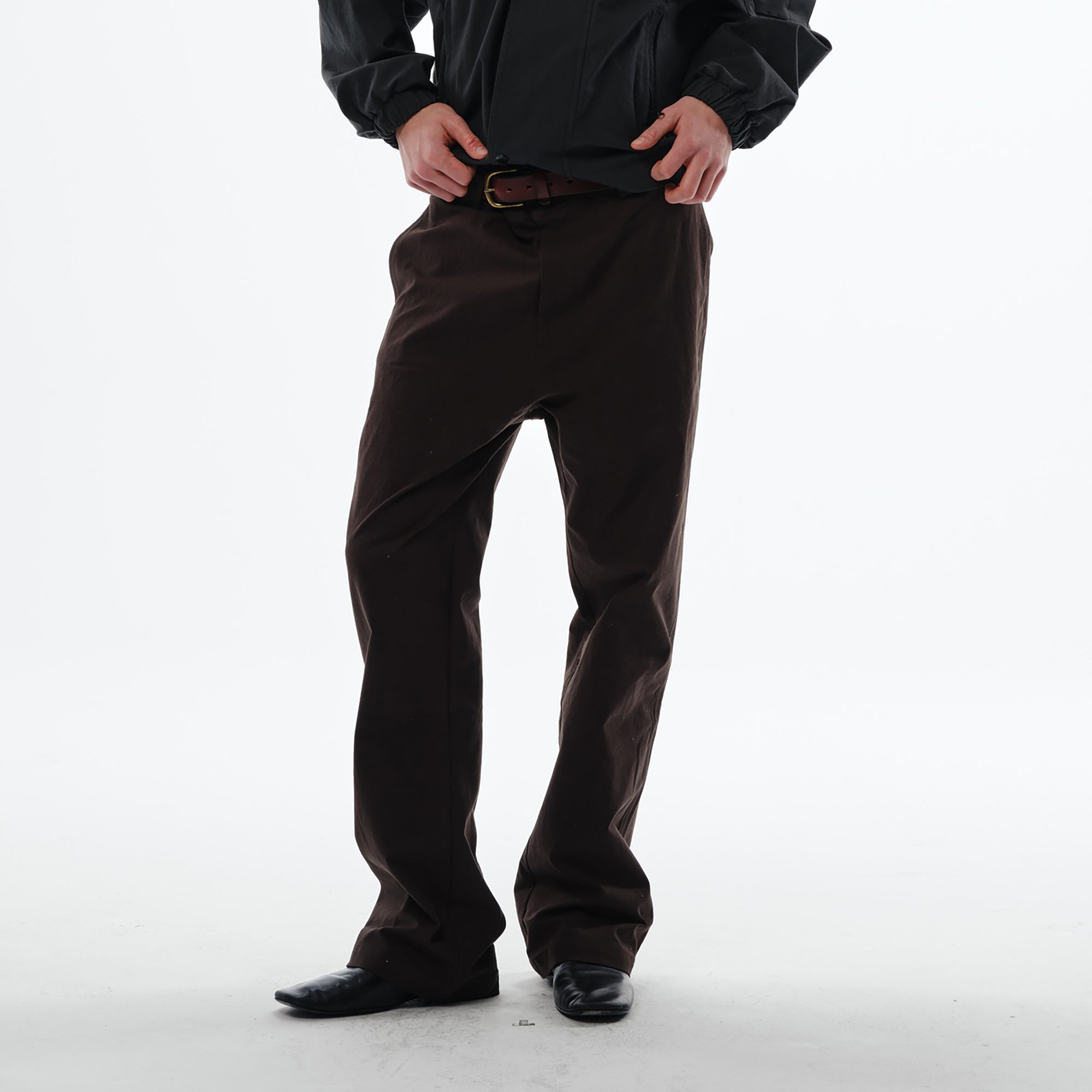 TRECLUB Retro Straight-Leg Trousers-Pants-S-Free Shipping Leatheretro