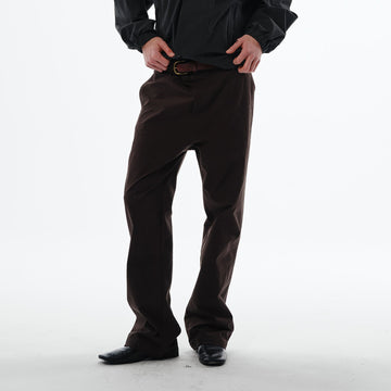 TRECLUB Retro Straight-Leg Trousers-Pants-S-Free Shipping Leatheretro