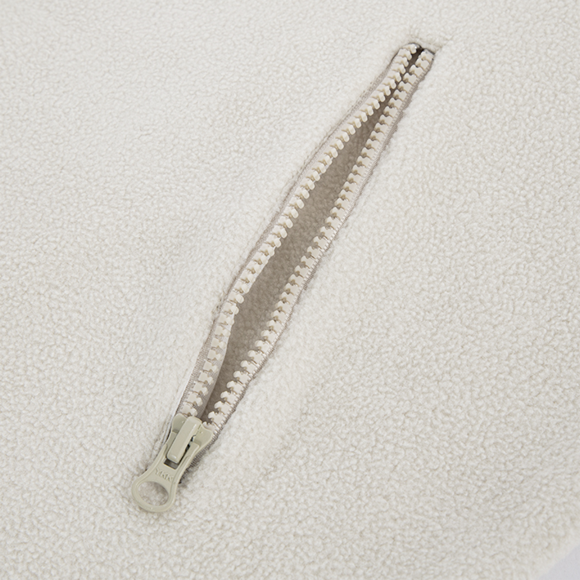 F2CE Embroidered LOGO Patch Half-Zip Fleece Hoodie-Hoodie-S-White-Free Shipping Leatheretro