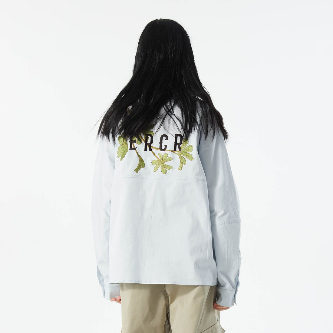 ERROR CODE ROBOT Botanical Embroidered Logo Shirt-Shirt-S-Free Shipping Leatheretro