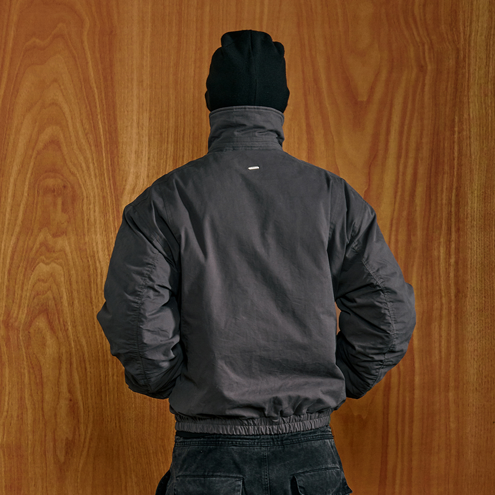 PMW Essential Stand-Collar Padded Jacket-Jacket-S-Brown-Free Shipping Leatheretro