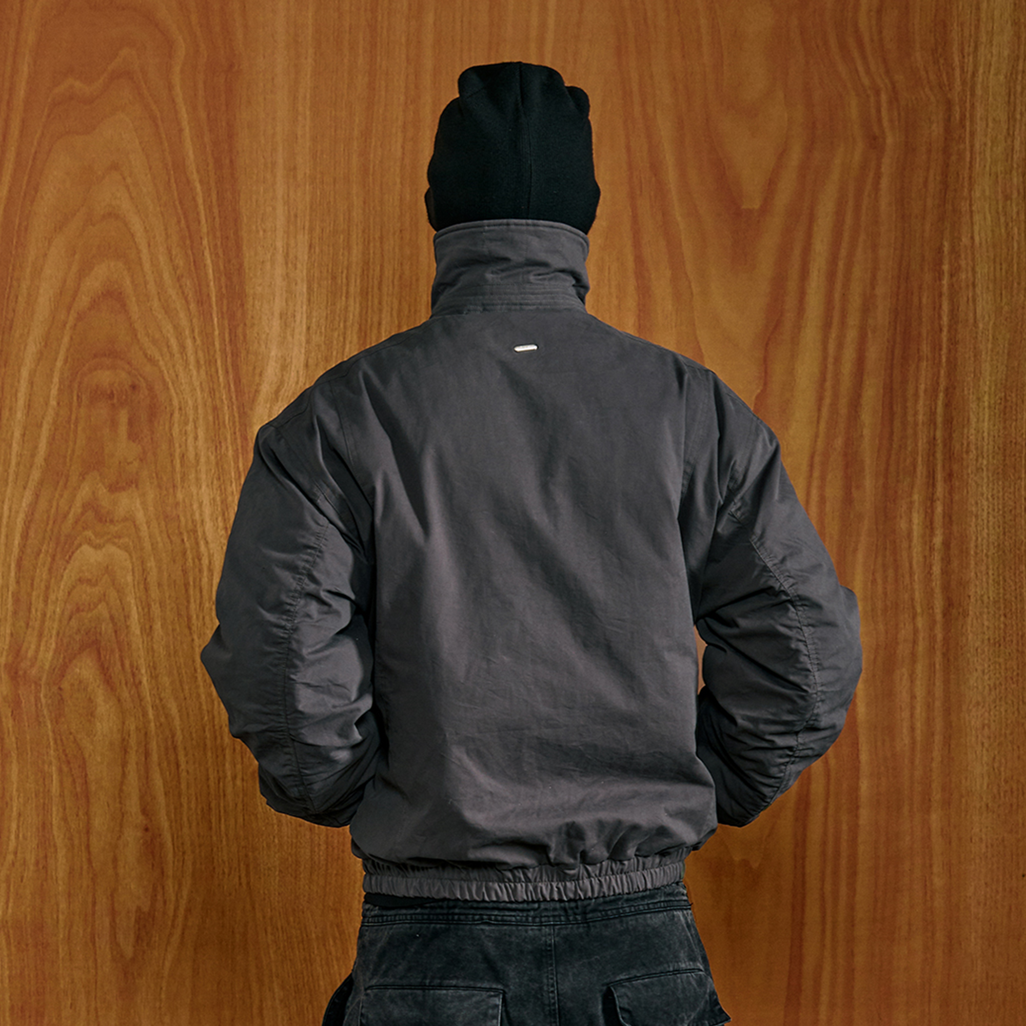 PMW Essential Stand-Collar Padded Jacket-Jacket-S-Brown-Free Shipping Leatheretro