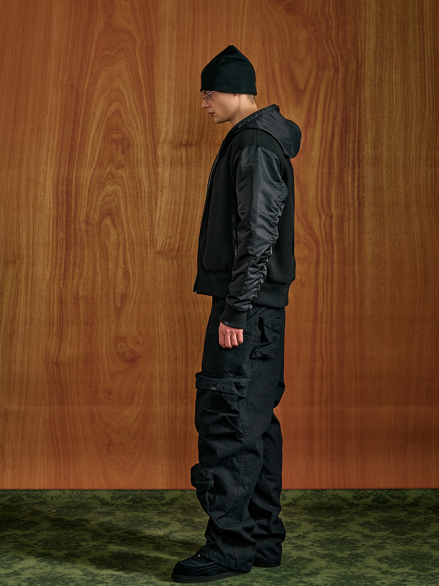 PMW Washed Multi-Pockets Cargo Pants-Pants-S-Free Shipping Leatheretro