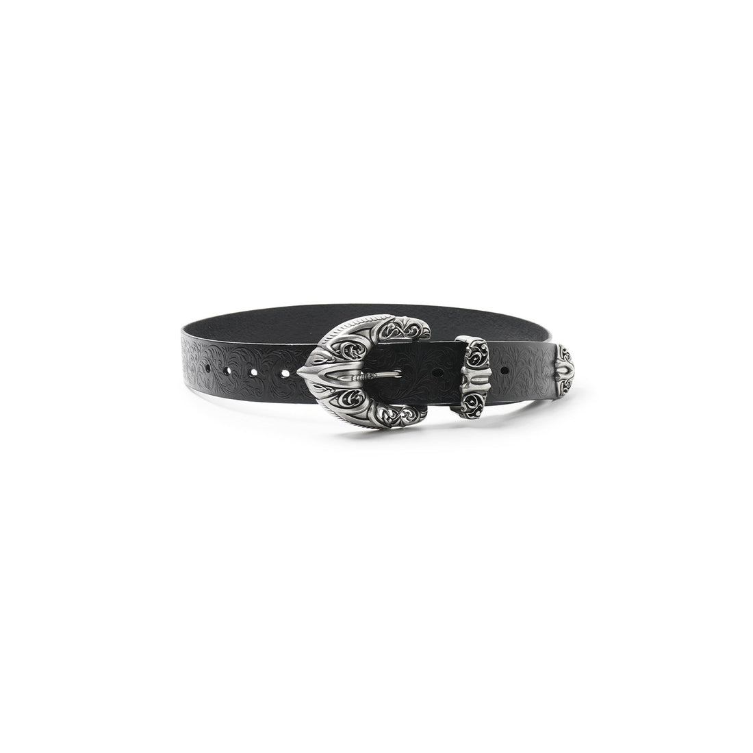DND4DES Retro Engraved Leather Buckle Belt-Accessories-43.3 in-Free Shipping Leatheretro