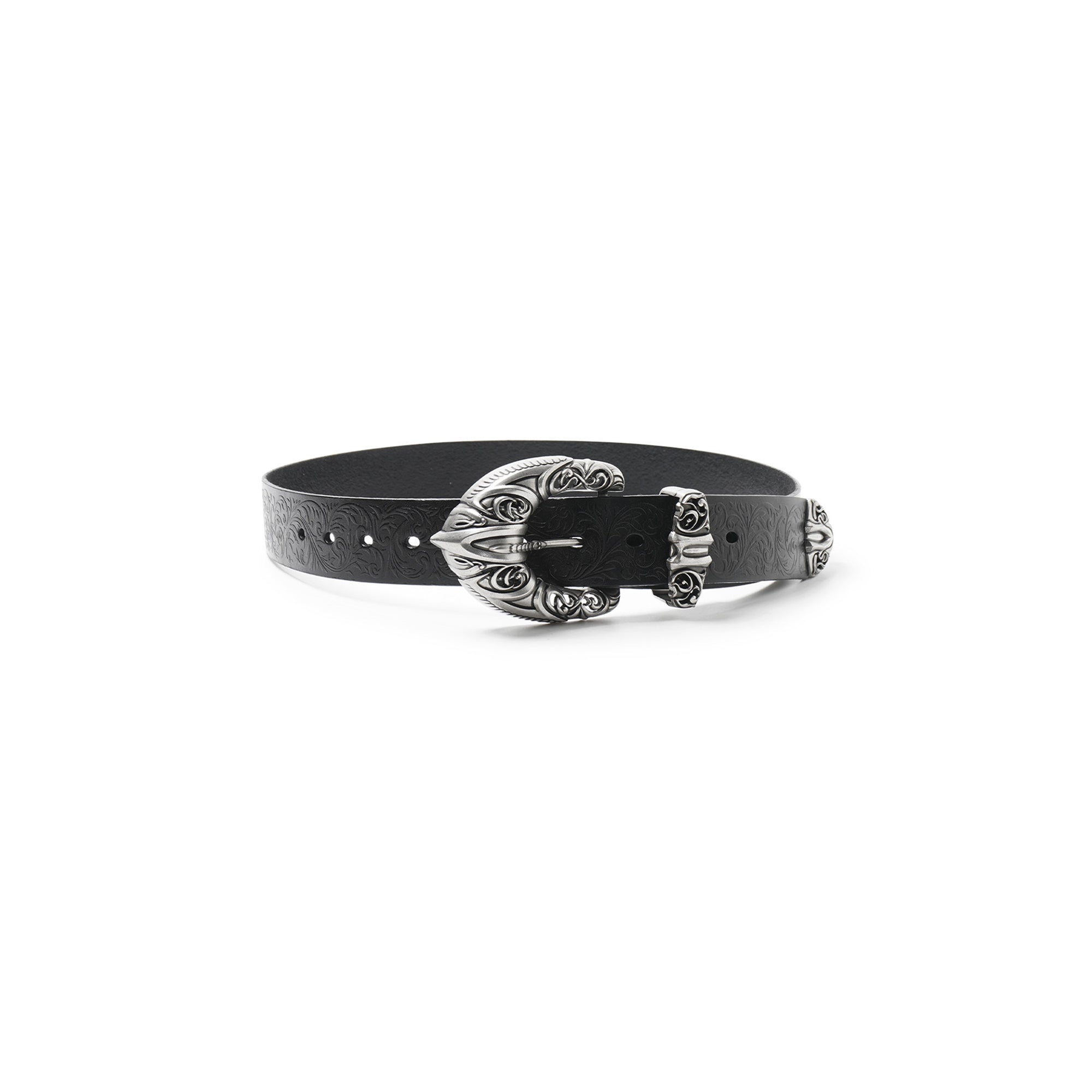 DND4DES Retro Engraved Leather Buckle Belt-Accessories-43.3 in-Free Shipping Leatheretro