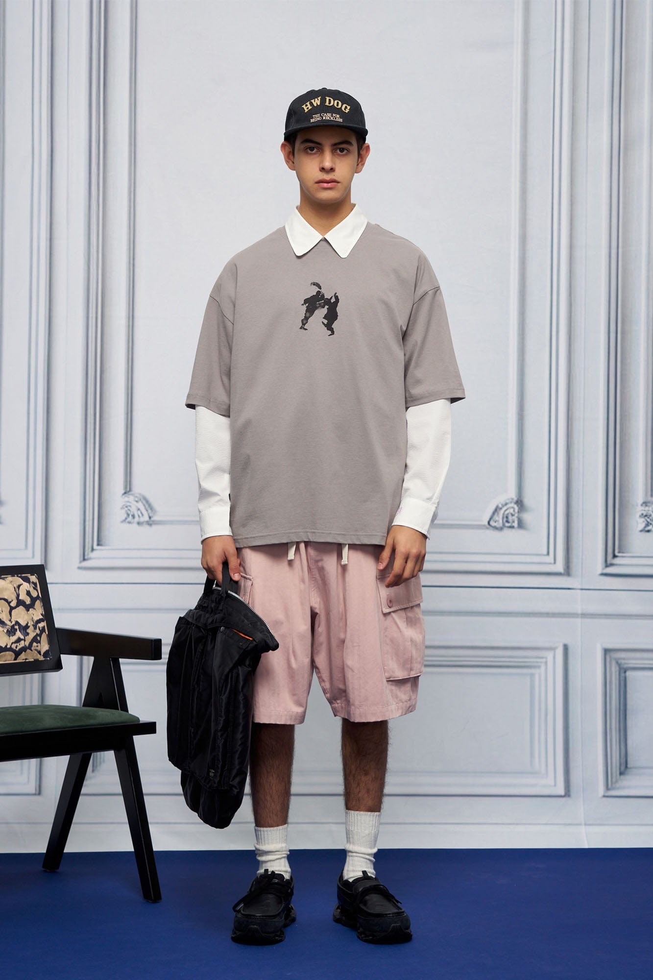 UNLIMITED MOTE Multi-Pocket Drawstring Cargo Shorts-Shorts-S-Green-Free Shipping Leatheretro