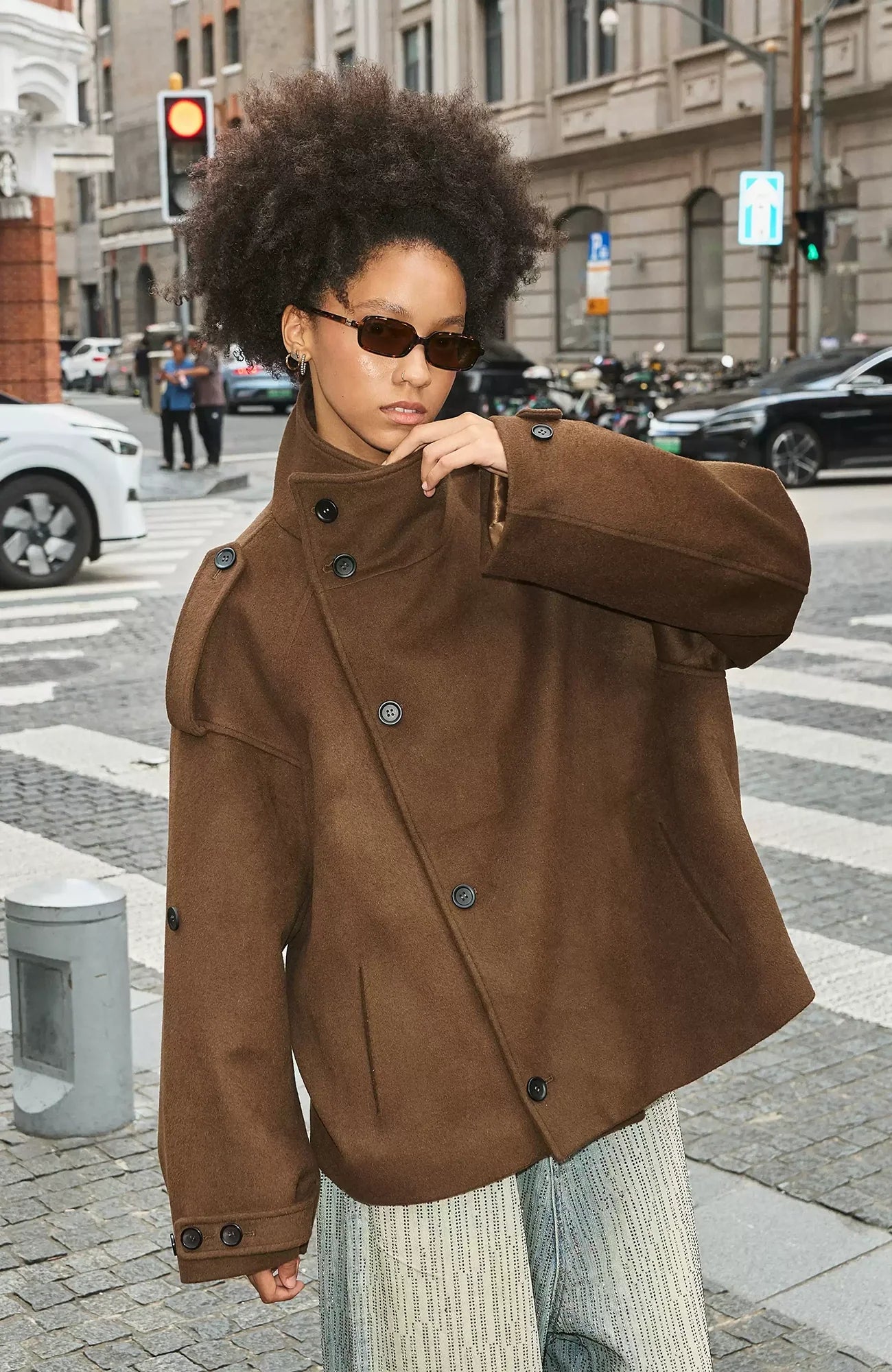 STEEPC Savile Wool Short Coat-Jacket-S-Free Shipping Leatheretro