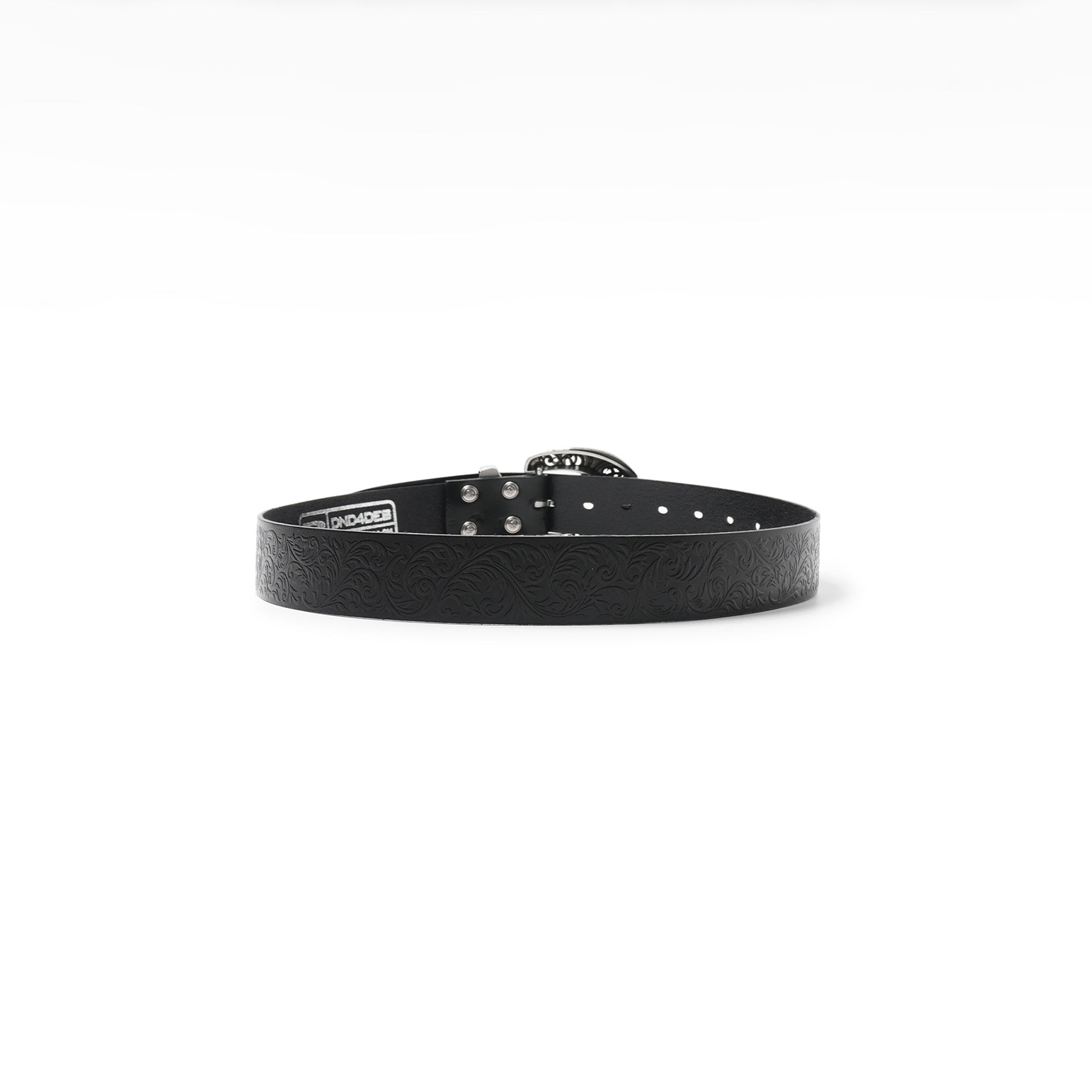 DND4DES Retro Engraved Leather Buckle Belt-Accessories-43.3 in-Free Shipping Leatheretro