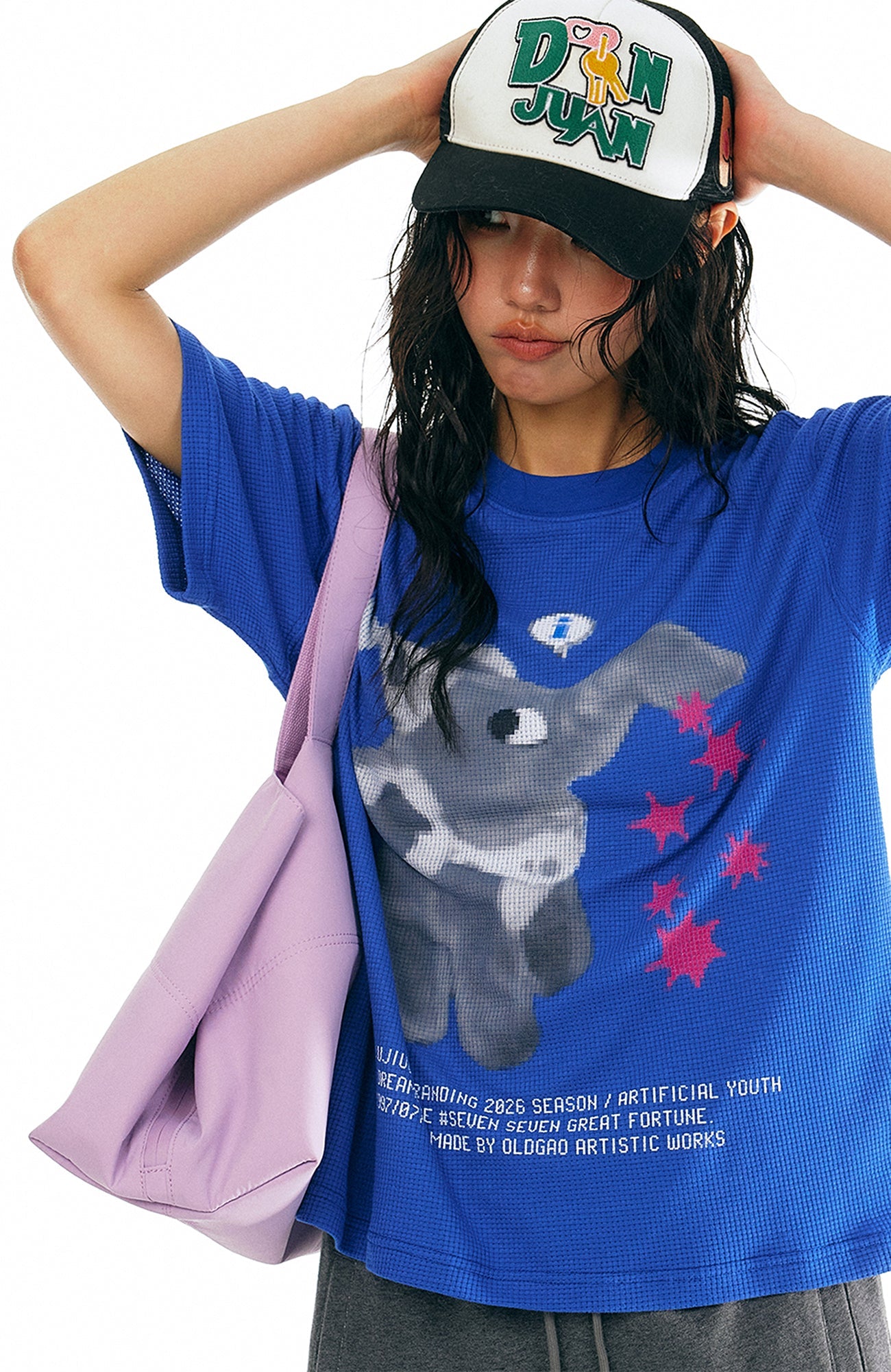 1997 POSTOFFICE Pixel Graphic T-Shirt-T Shirt-S (Preorder)-White-Free Shipping Leatheretro