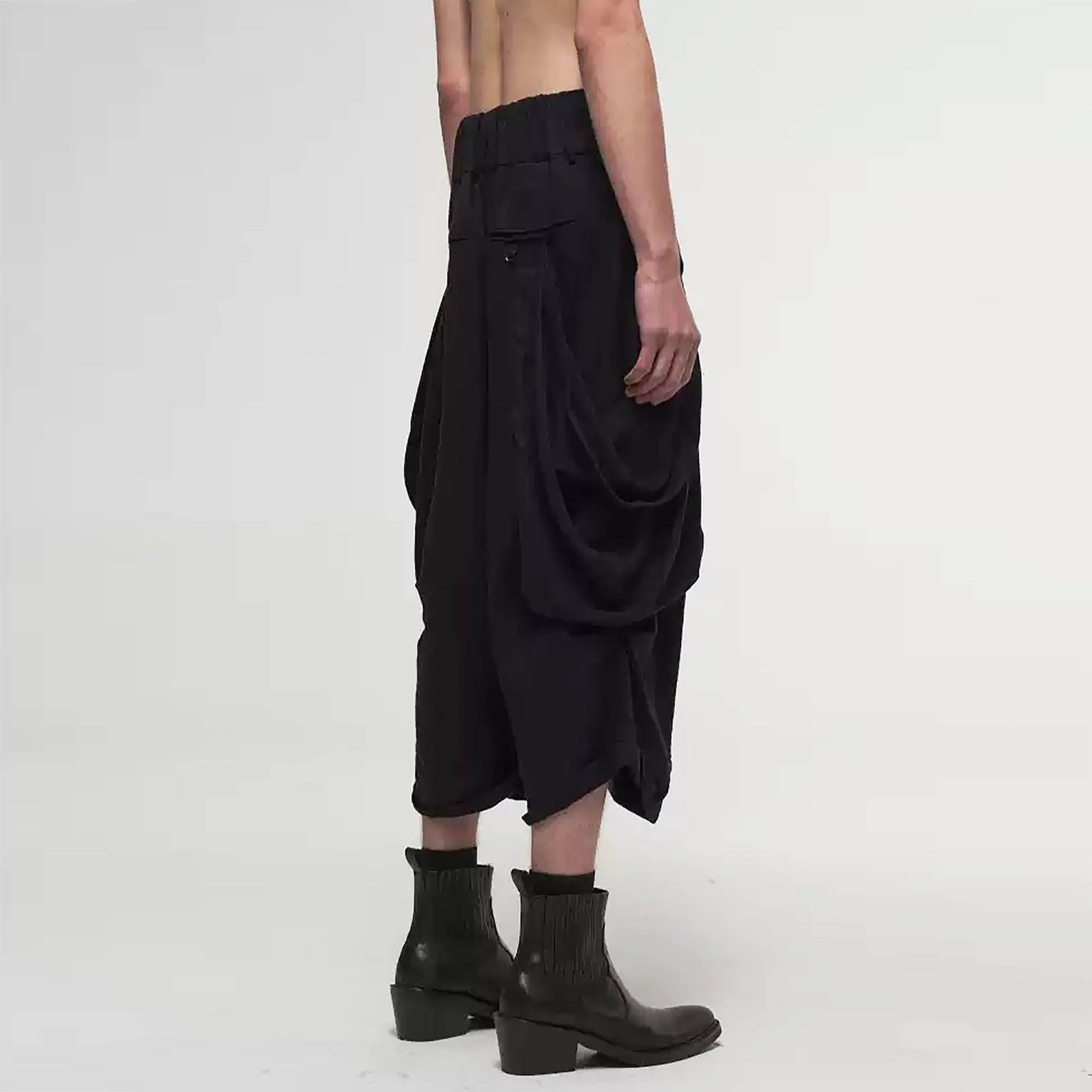 ILNya Nieternite Nifutur Balloon Pleated Slouchy Shorts-Shorts-S(0)-Free Shipping Leatheretro