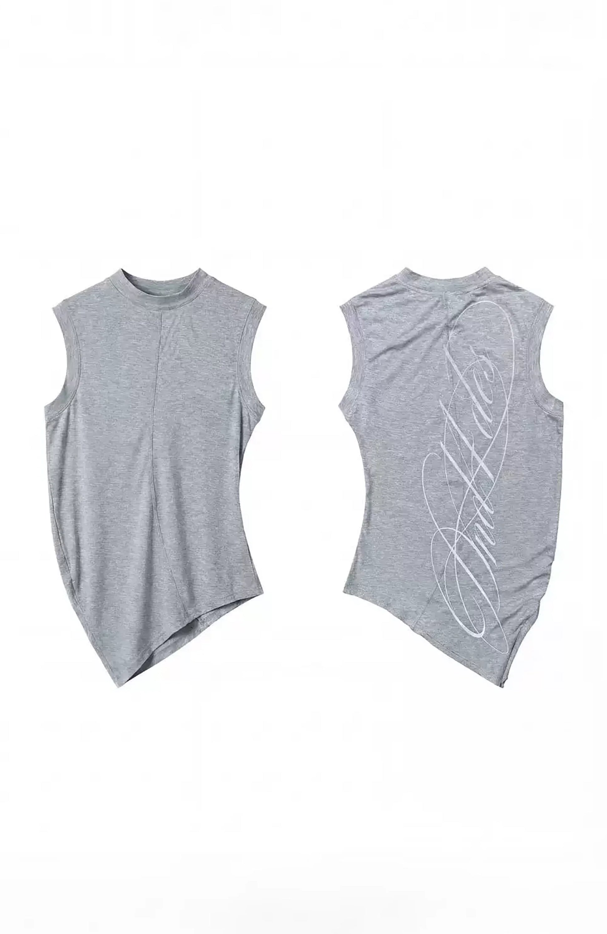 DND4DES Gothic Script Tank Top-Tank Top-S (Preorder)-Black-Free Shipping Leatheretro