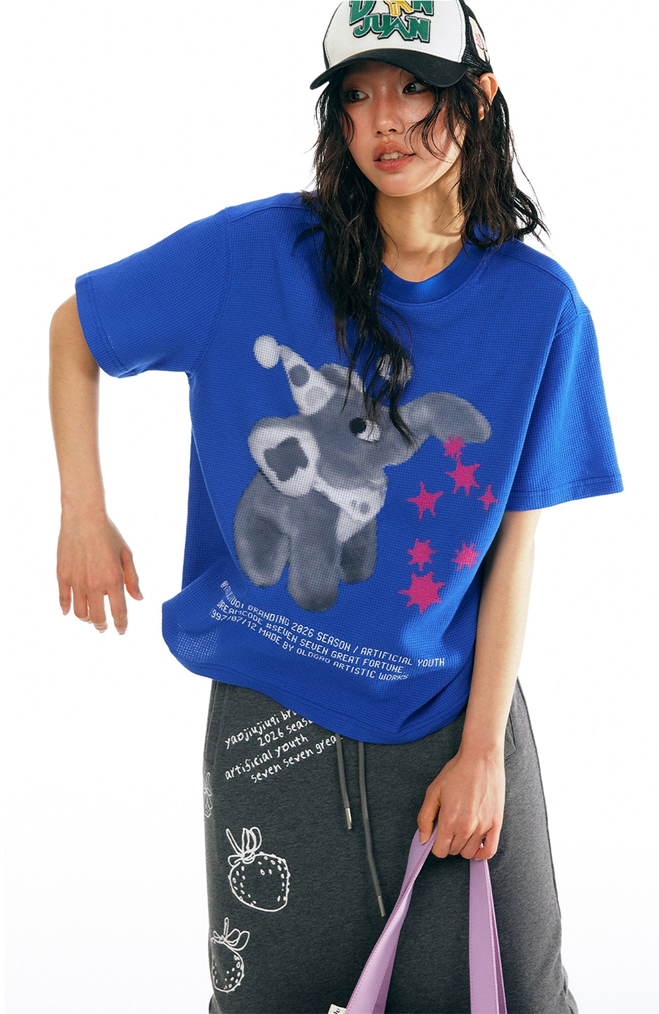 1997 POSTOFFICE Pixel Graphic T-Shirt-T Shirt-S (Preorder)-White-Free Shipping Leatheretro