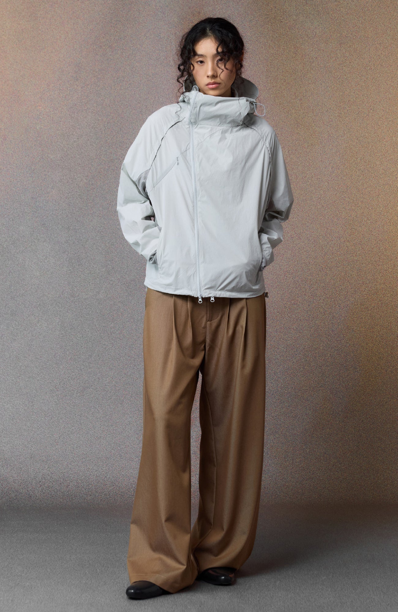 ALVNG AR ANTS Multi-Pleat Straight-Leg Trousers-Pants-XS (Preorder)-Black-Free Shipping Leatheretro