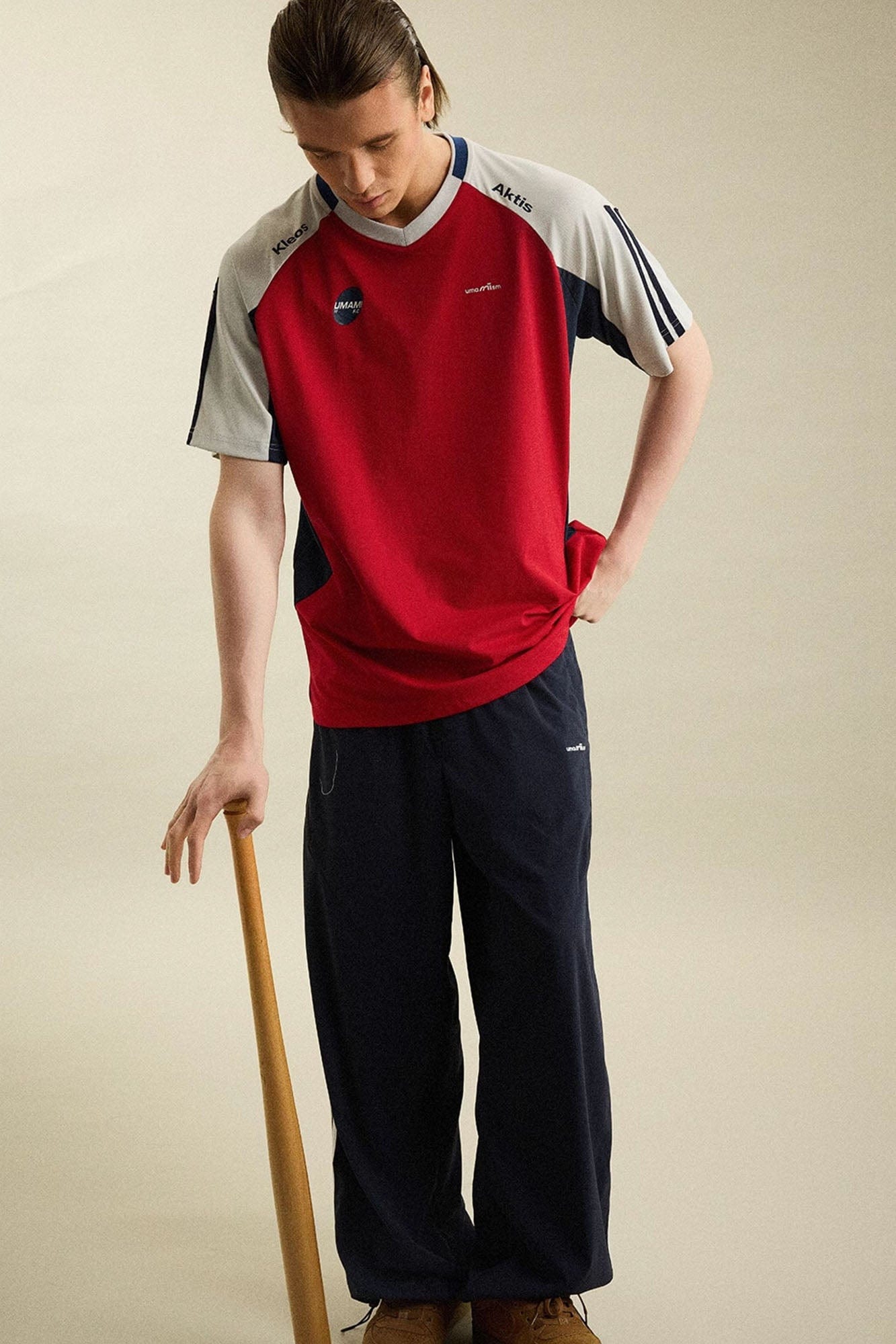 UMAMIISM Contrast Half-Zip Quick-Dry T-Shirt-T Shirt-XS-Dark Gray-Free Shipping Leatheretro