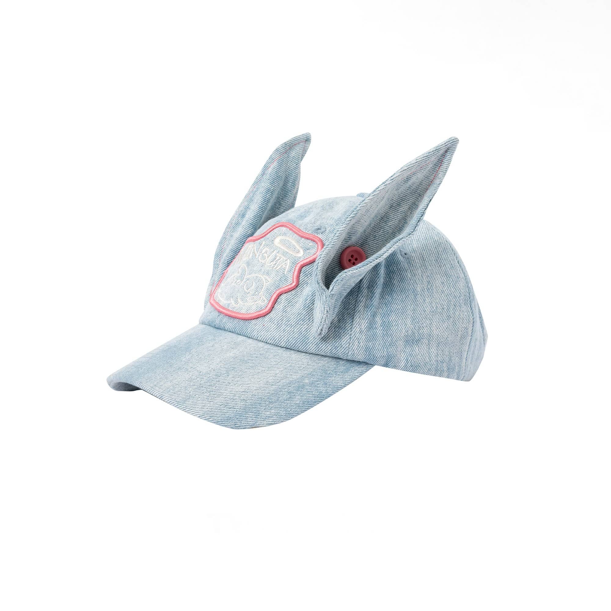TWINBUTA Denim Ear Embroidered Cap-Hat, Cap, Beanie-One size-Free Shipping Leatheretro