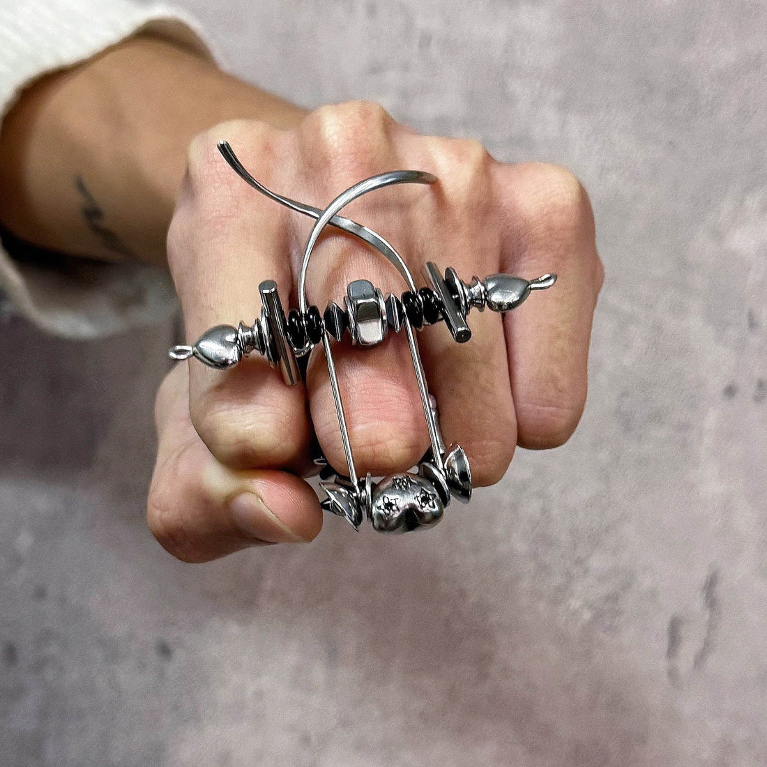 ILLUSORY Danger Signal Ring-Ring-With antennae-Free Shipping Leatheretro