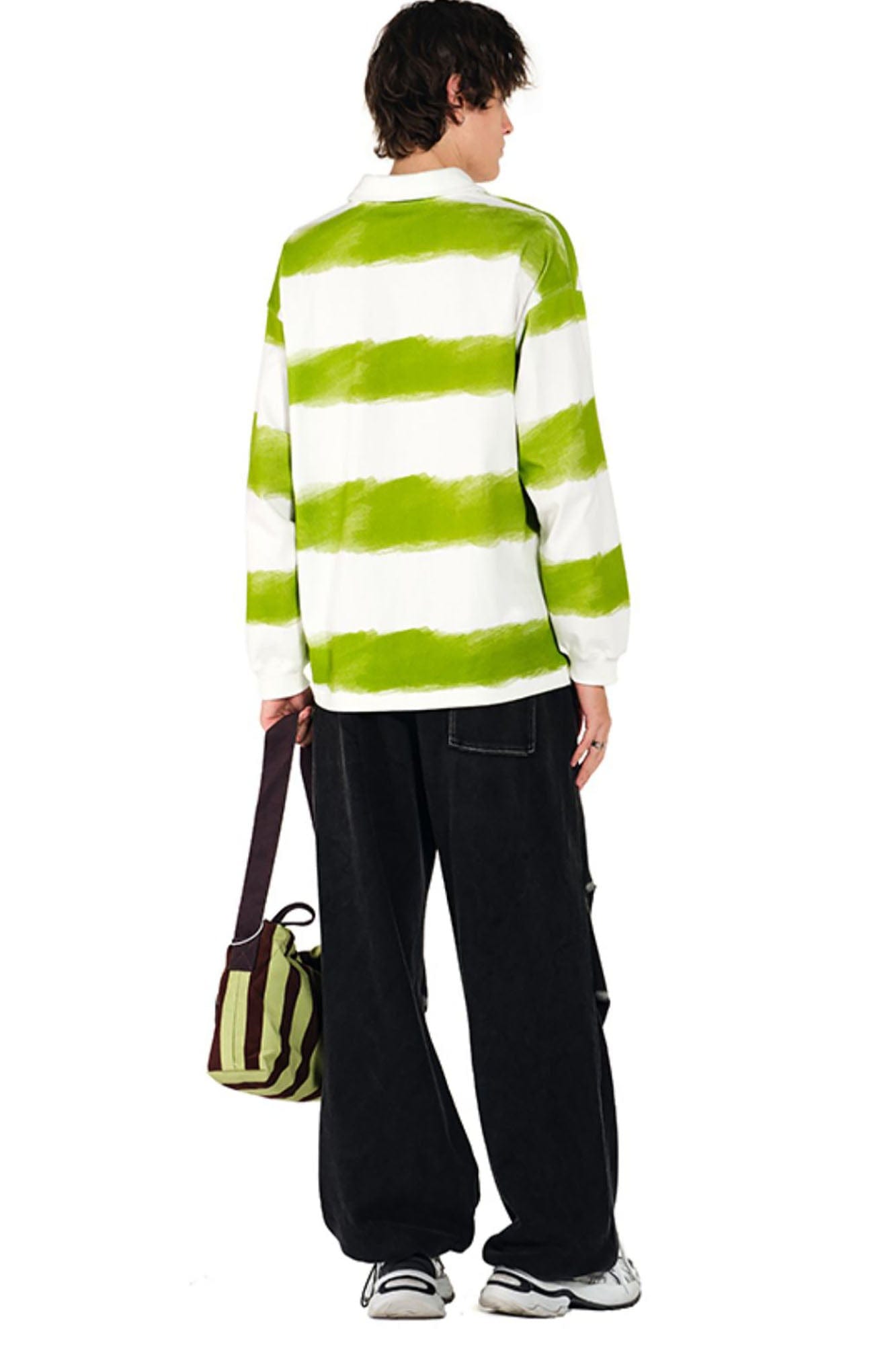 OVERLAPS Crinkled Oversized Parachute Sweatpants-Pants-S-Free Shipping Leatheretro