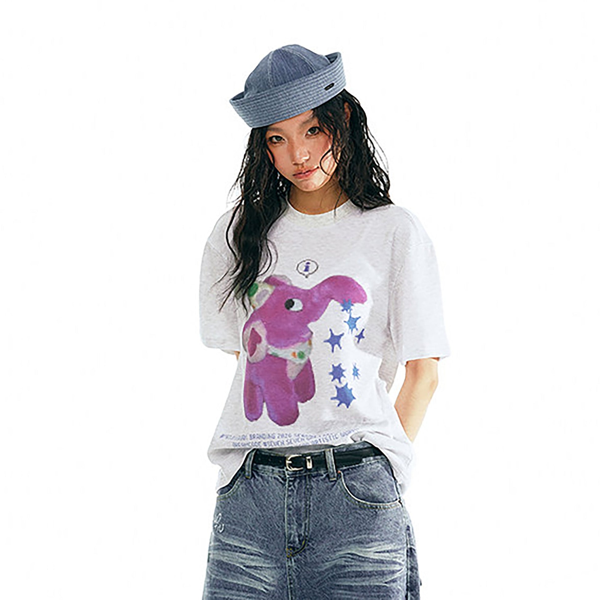 1997 POSTOFFICE Pixel Graphic T-Shirt-T Shirt-S (Preorder)-White-Free Shipping Leatheretro