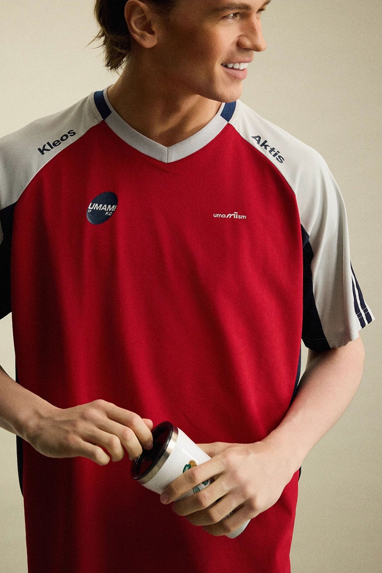 UMAMIISM Contrast Half-Zip Quick-Dry T-Shirt-T Shirt-XS-Dark Gray-Free Shipping Leatheretro