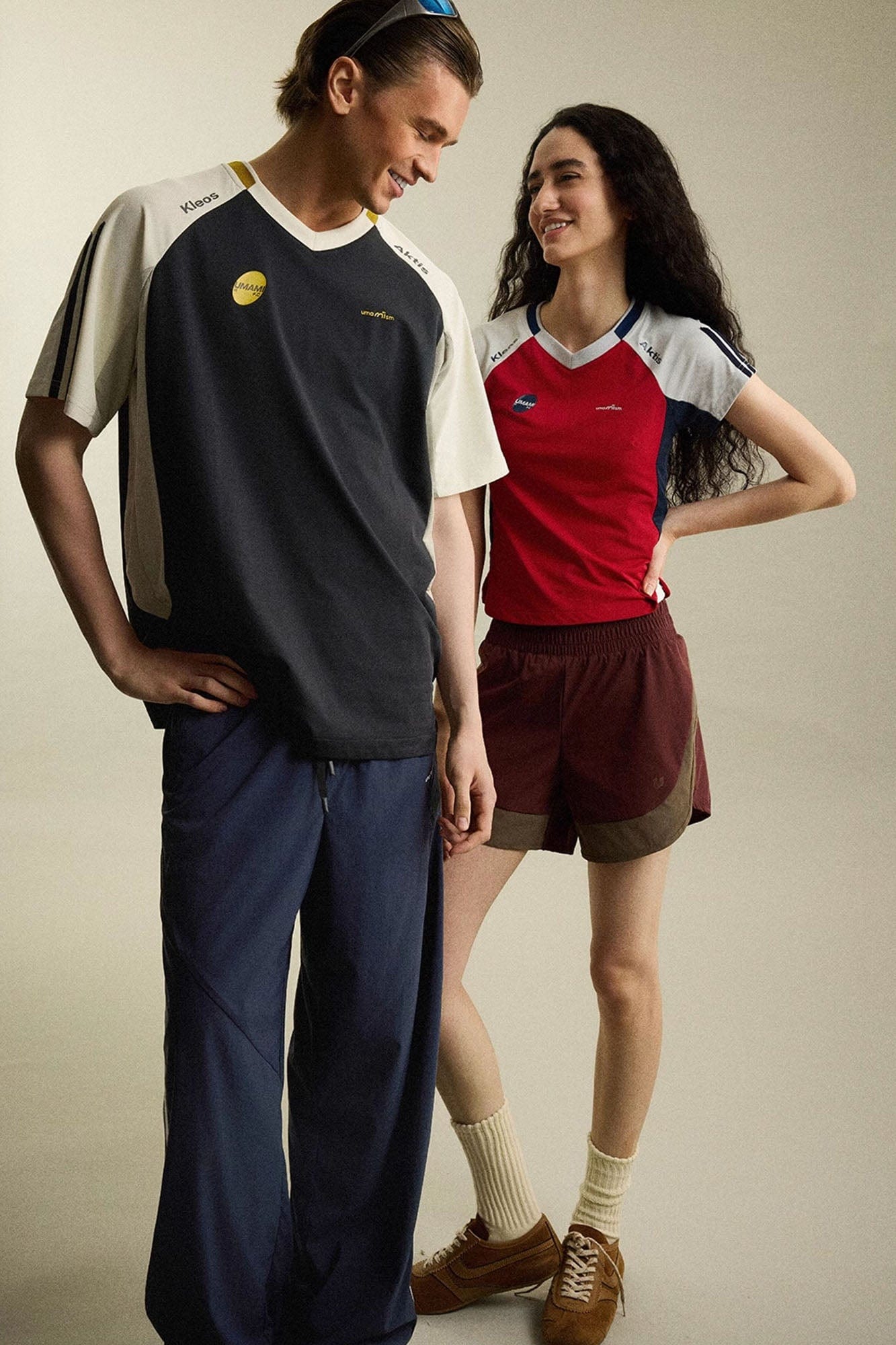 UMAMIISM Contrast Half-Zip Quick-Dry T-Shirt-T Shirt-XS-Dark Gray-Free Shipping Leatheretro