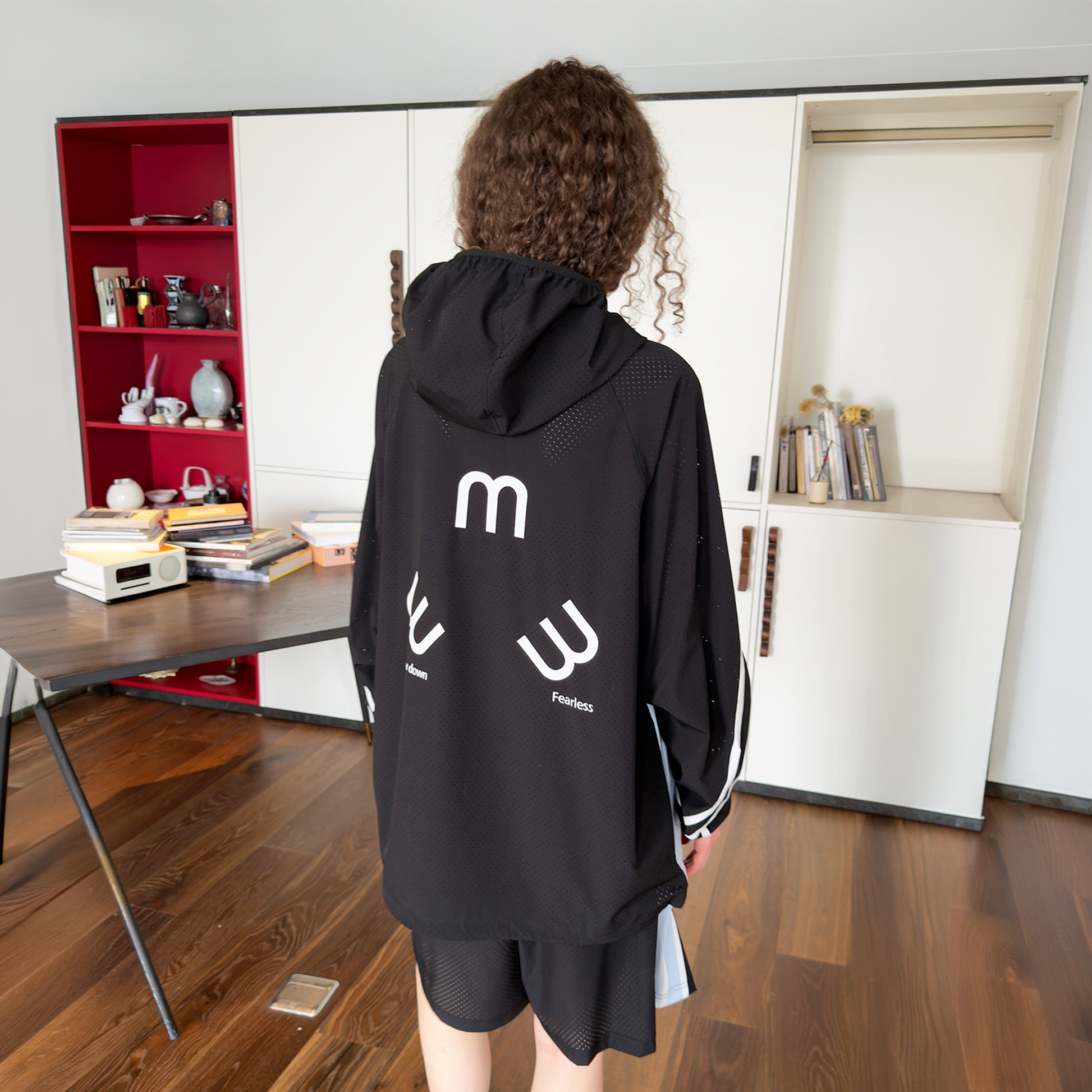 MIICHOUS Contrast Stripes Hooded UV Protection Jacket Set-Jacket-S (Preorder)-Top-Blue-Free Shipping Leatheretro
