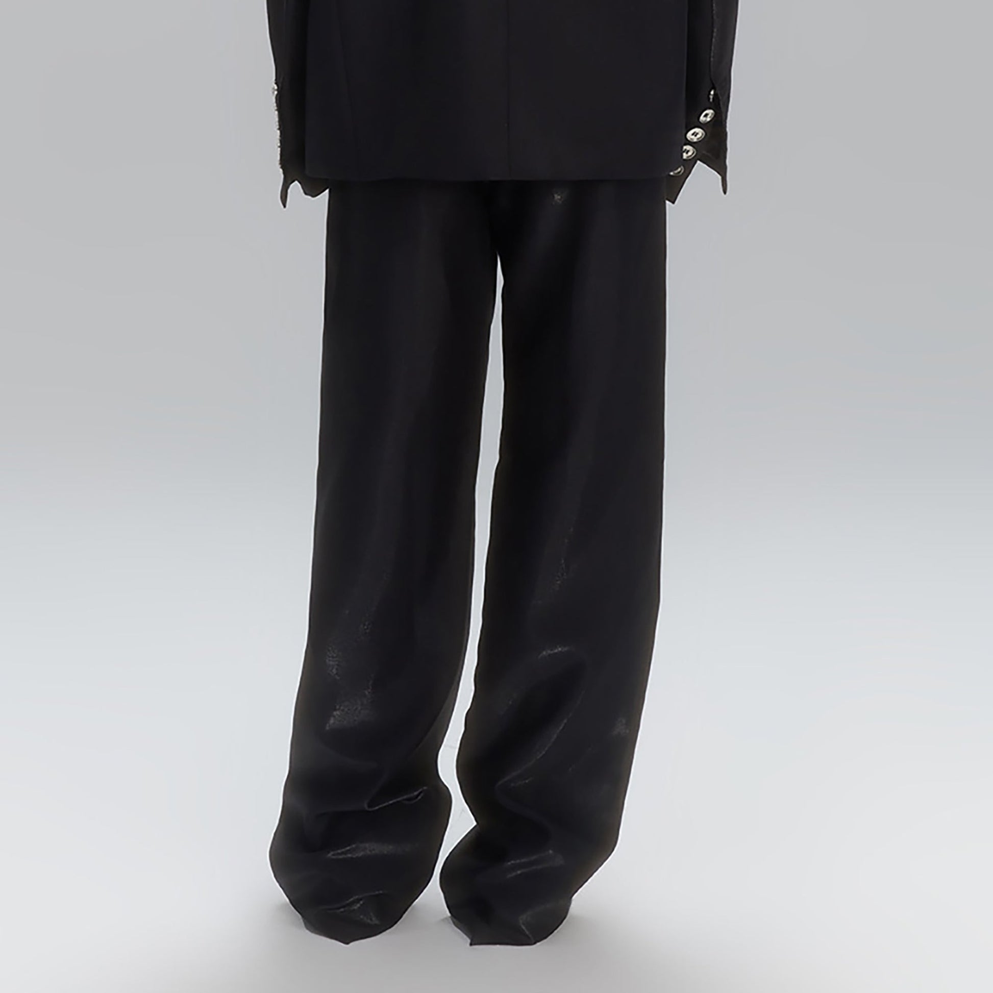 TIWILLTANG Satin Wide-Leg Drape Trousers-Pants-S-Gray-Free Shipping Leatheretro