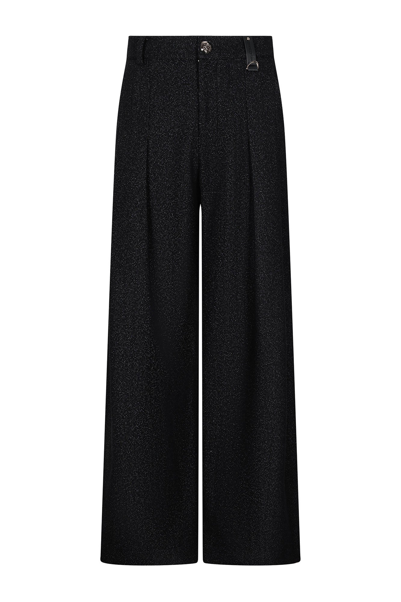 TIWILLTANG Classic Pleats Wool-Blend Wide-Leg Pants-Pants-XS-Beige-Free Shipping Leatheretro