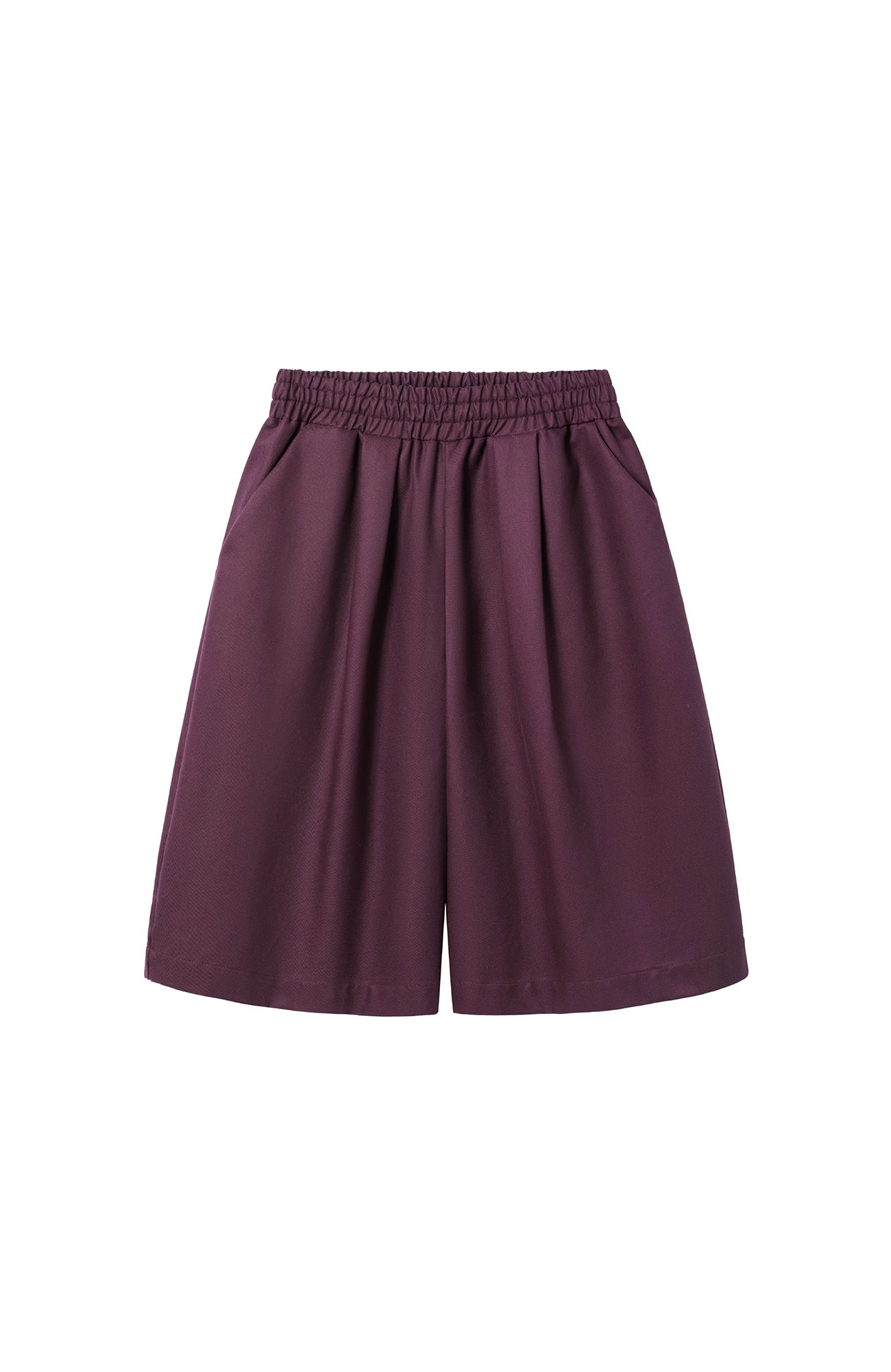 ALVNG AR ANTS Pleated Balloon Shorts-Shorts-S-Purple-Free Shipping Leatheretro