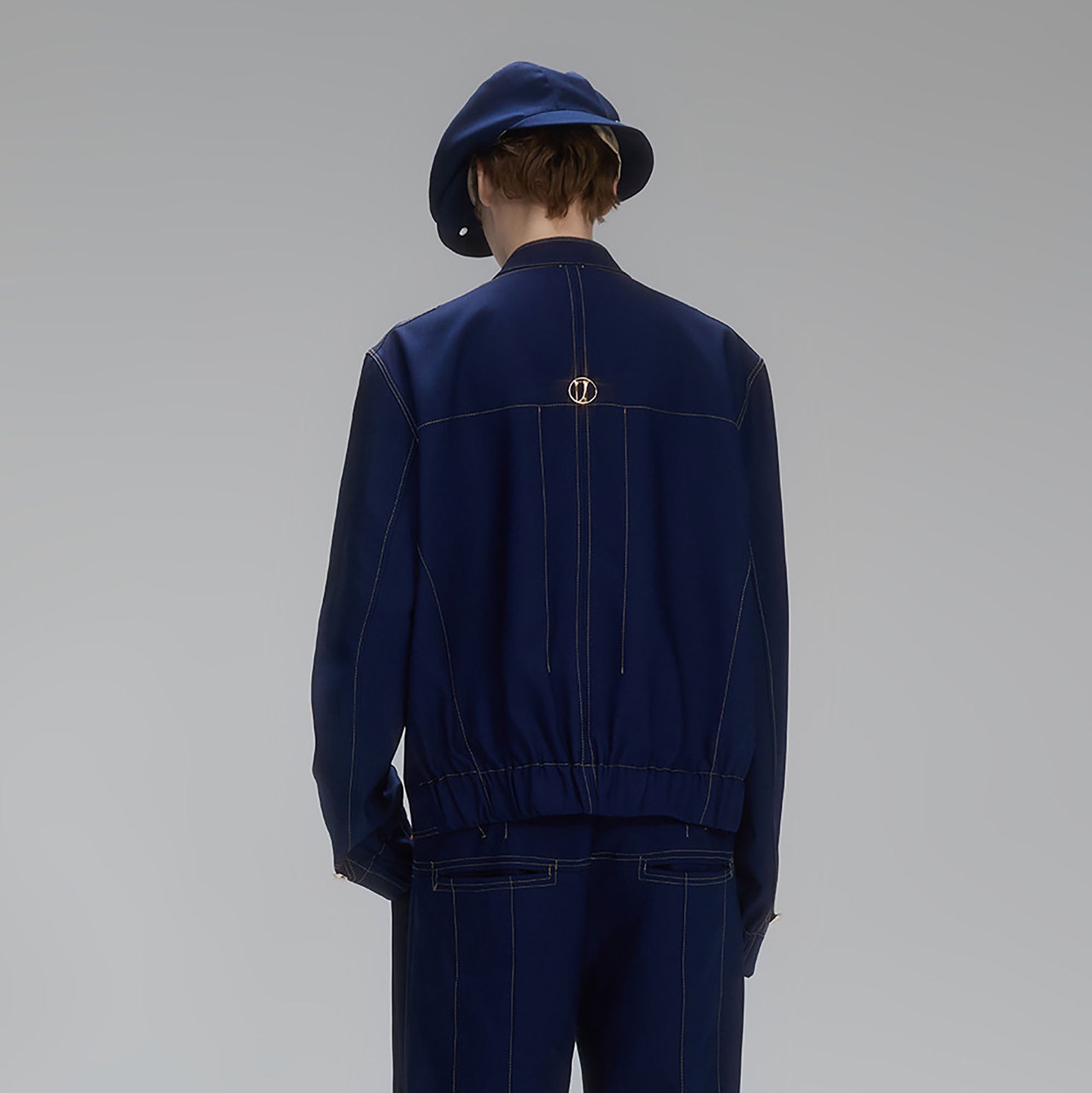 TIWILLTANG Stitched Badge-Embroidered Jacket