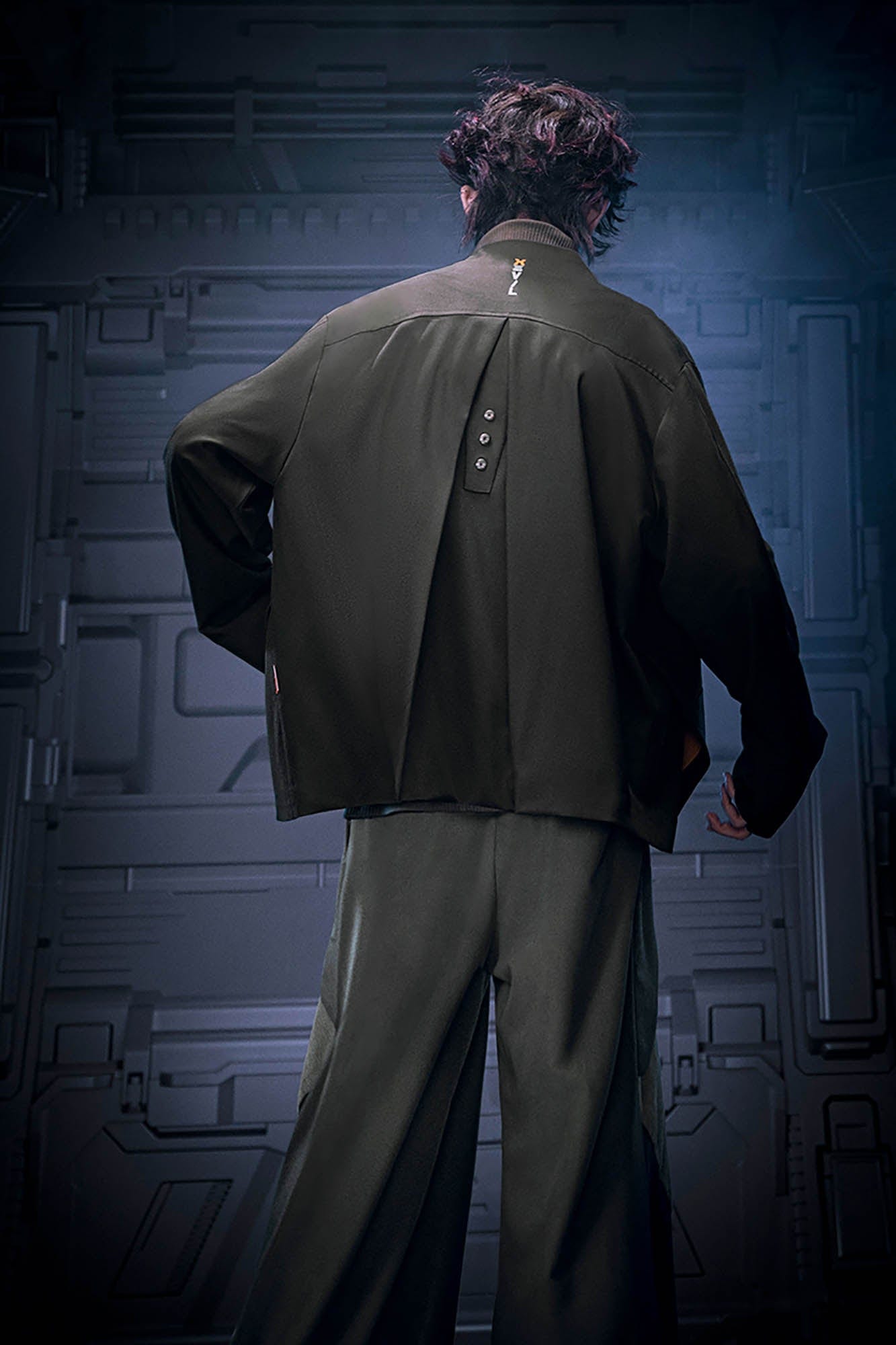 XIPHEVIL Deconstructed Utility Daoist Robe Black-L/S Tee-XS-Free Shipping Leatheretro