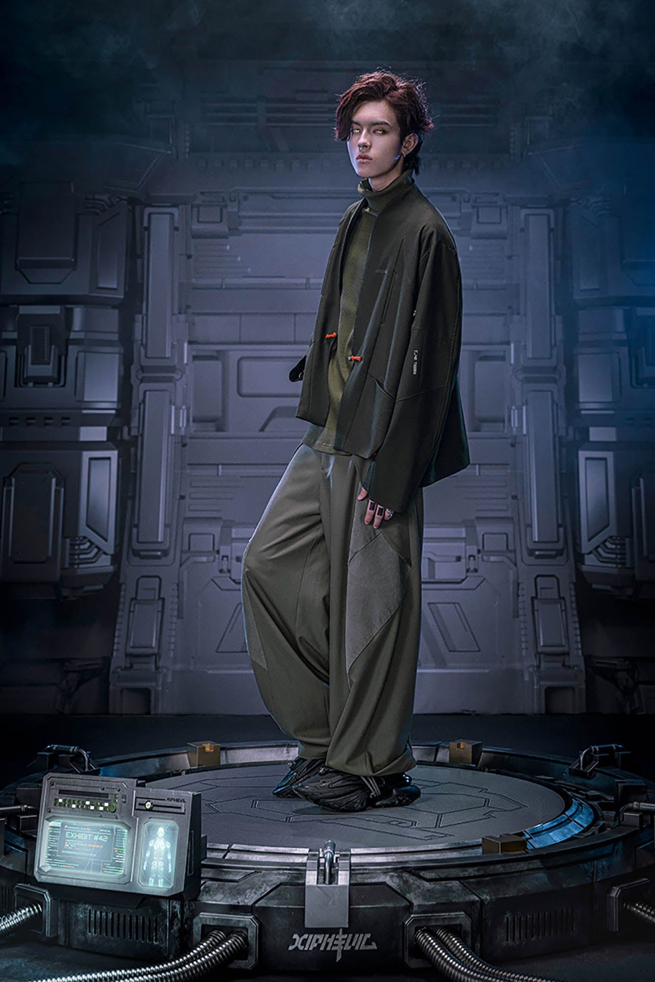 XIPHEVIL Deconstructed Utility Daoist Robe Black-L/S Tee-XS-Free Shipping Leatheretro