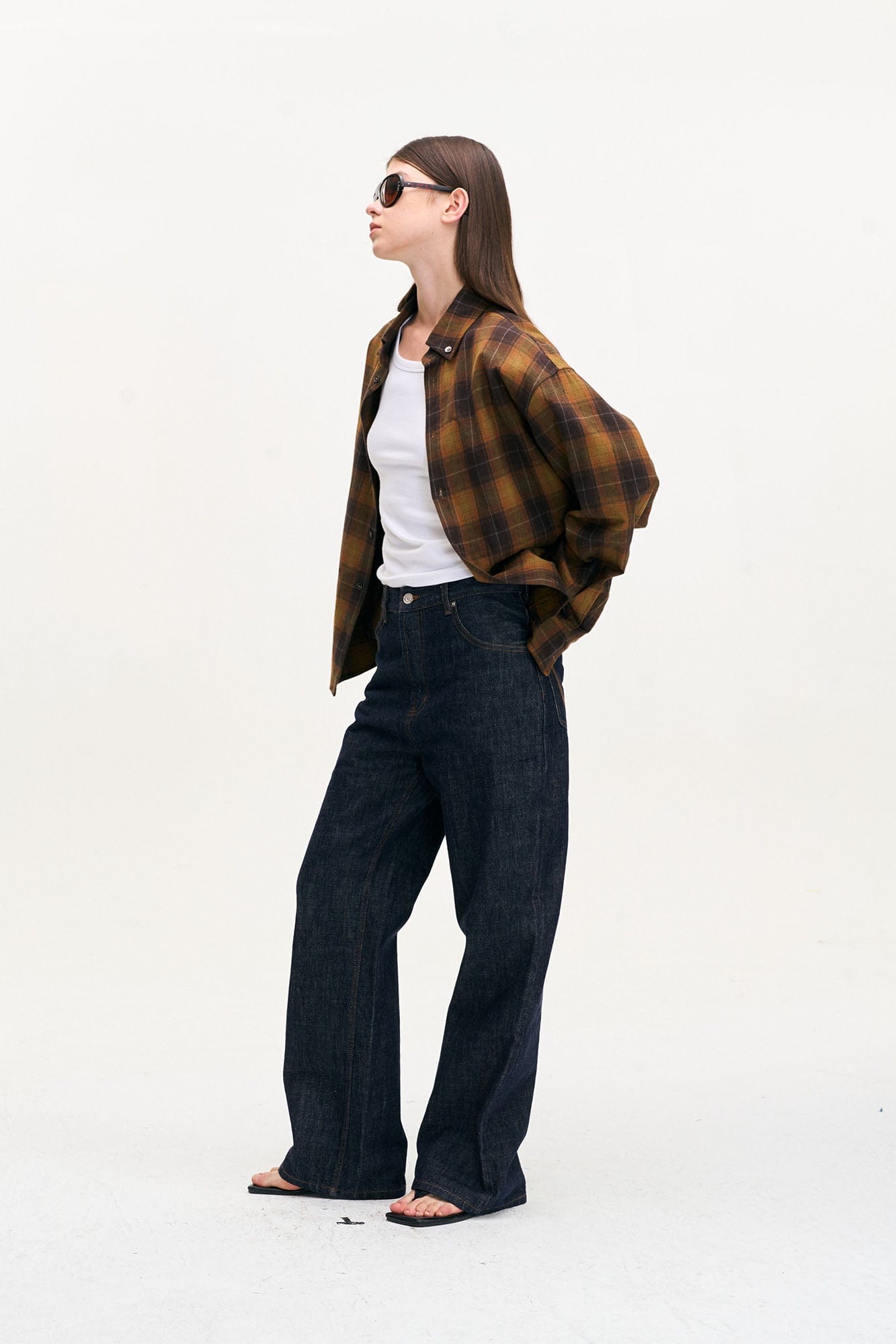 LEONSENSE Classical Straight-Leg Raw Jeans-Jeans-S-Free Shipping Leatheretro