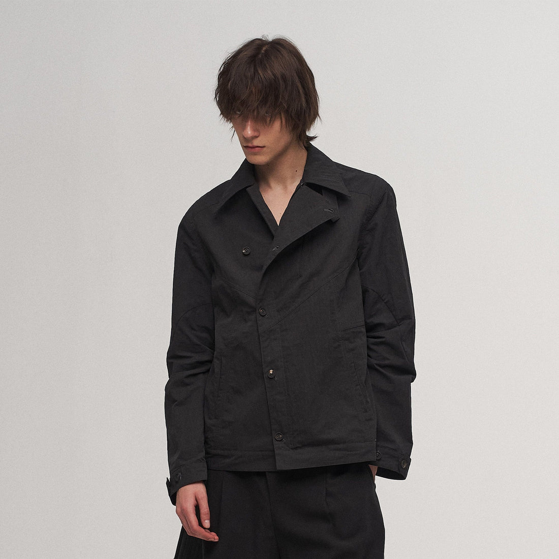 ILNya Nieternite Nifutur Panel Wrinkle Reversible Jacket-Jacket-S (0)-Free Shipping Leatheretro