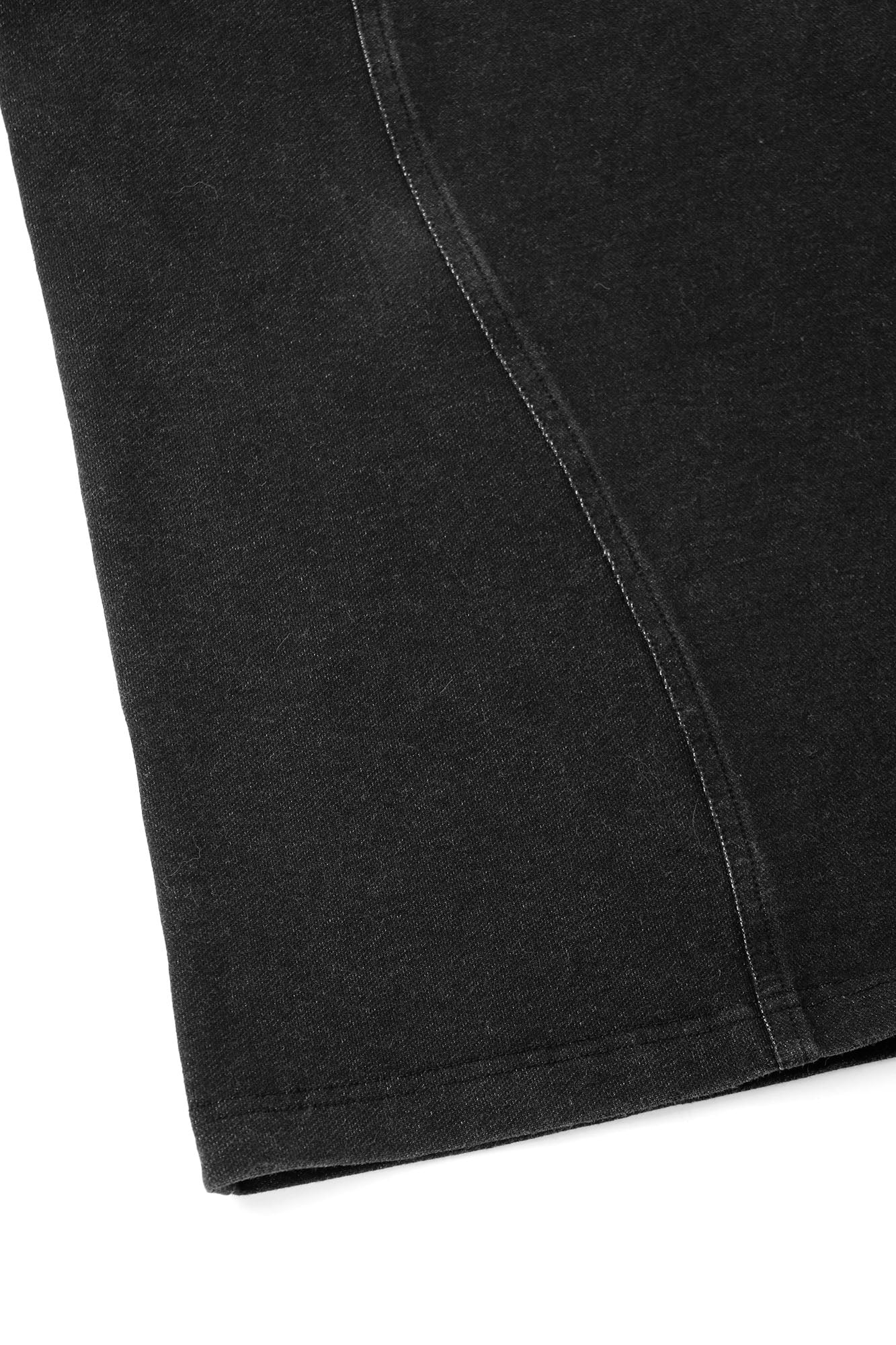 RELABEL Detachable Hood Washed Denim Tee-T Shirt-XS-Free Shipping Leatheretro